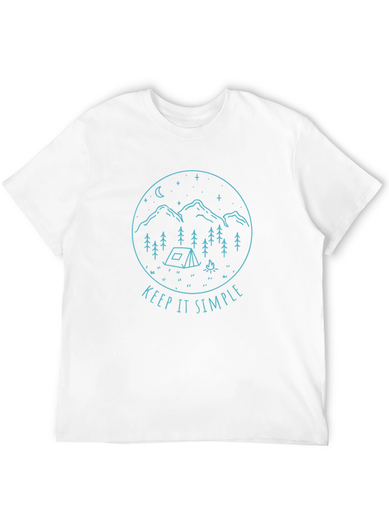 Keep It Simple Camping Graphic Tee