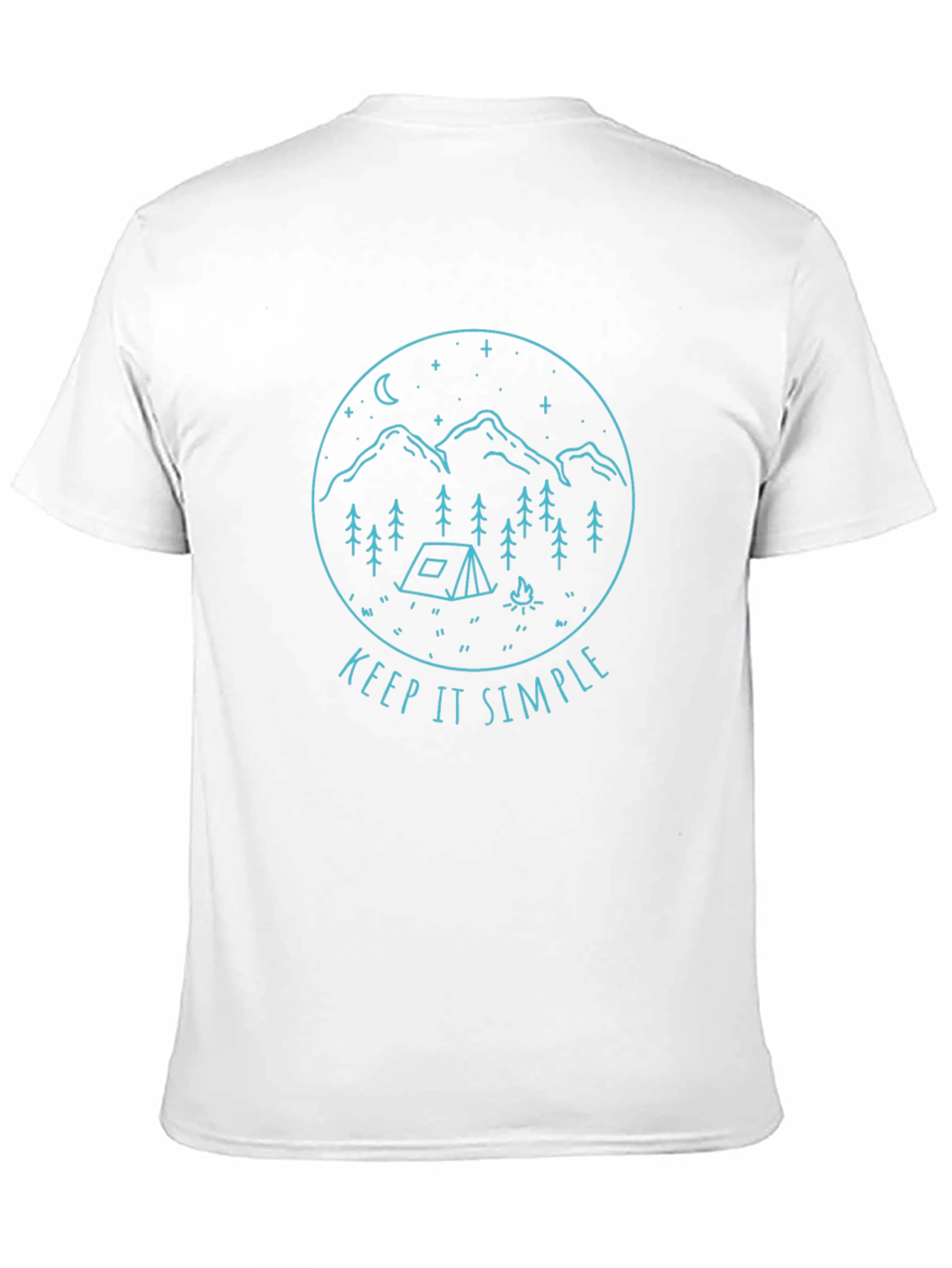 Keep It Simple Camping Graphic Tee