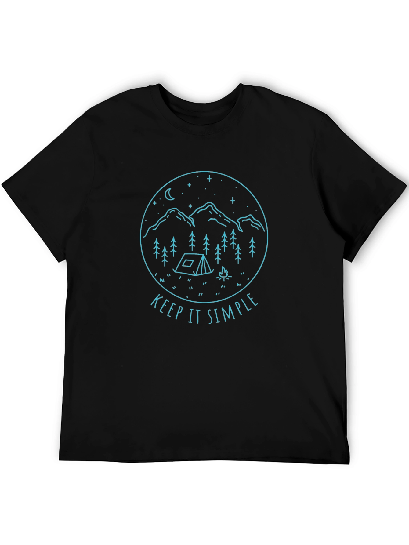 Keep It Simple Camping Graphic Tee