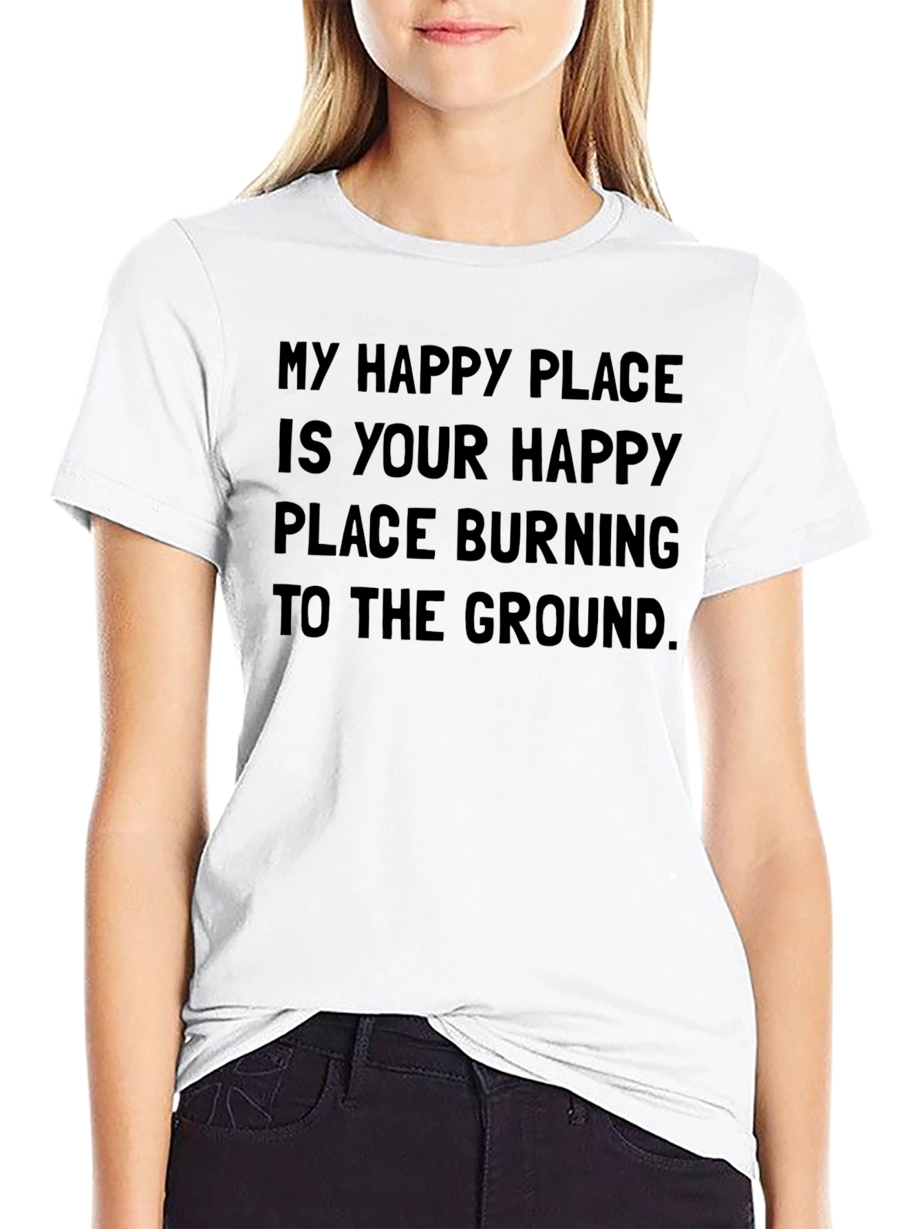 My Happy Place Burning T-Shirt
