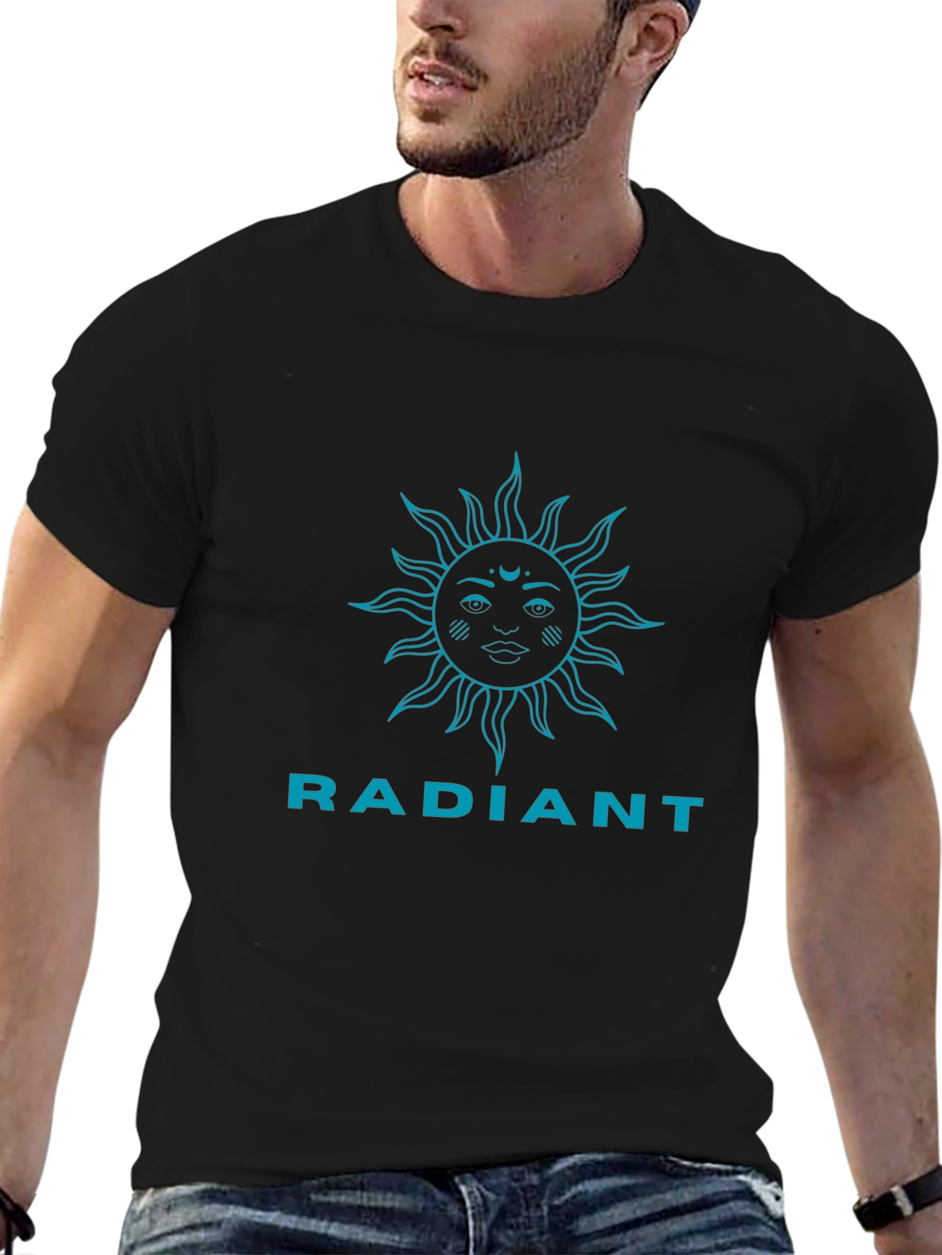 Radiant Sun Graphic Tee - Stylish Unisex T-Shirt