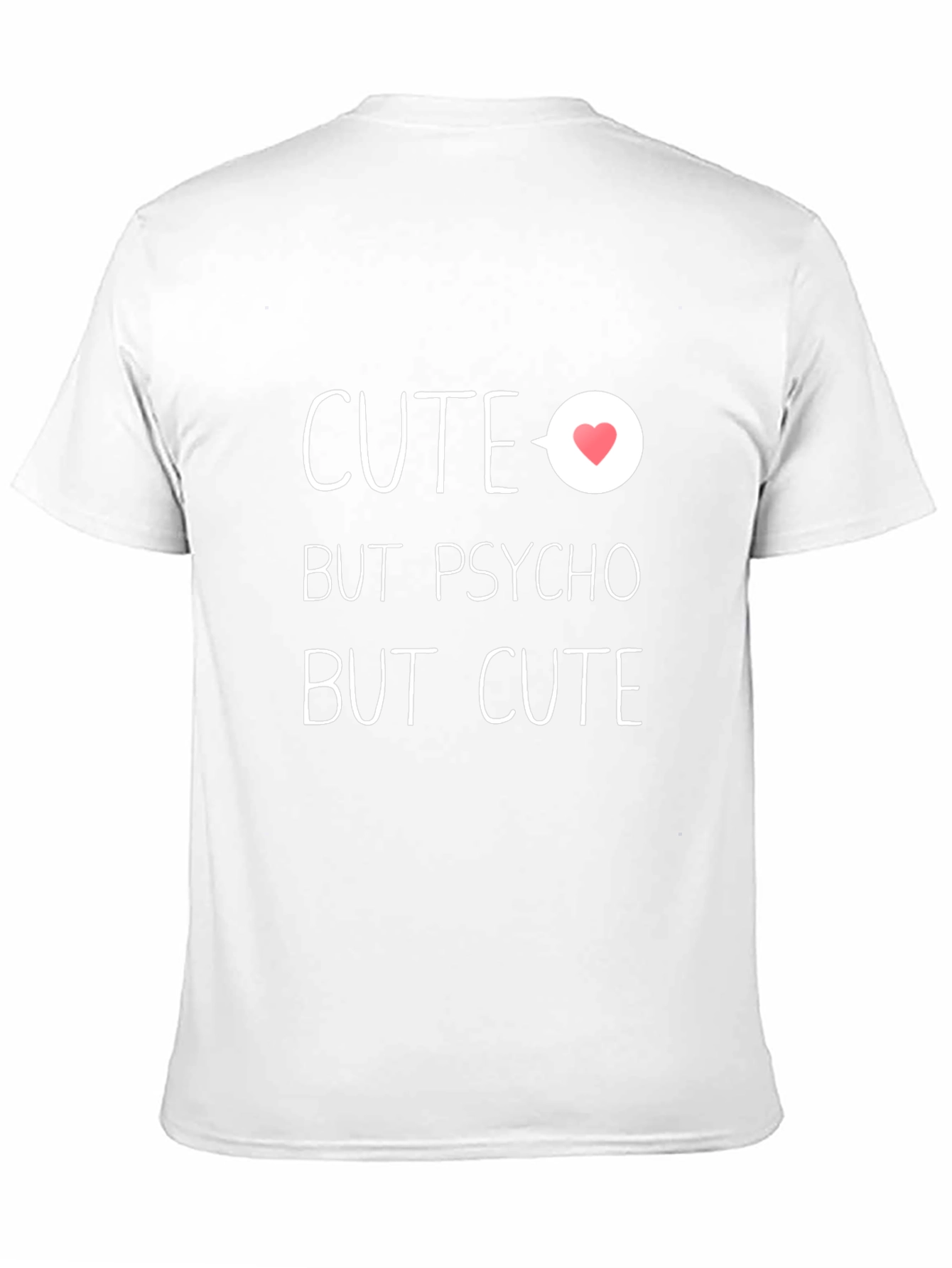 Cute But Psycho Graphic Tee - Black Unisex T-Shirt