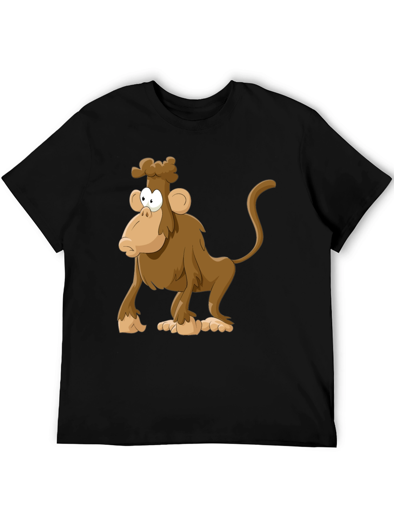 Cartoon Monkey Graphic Tee