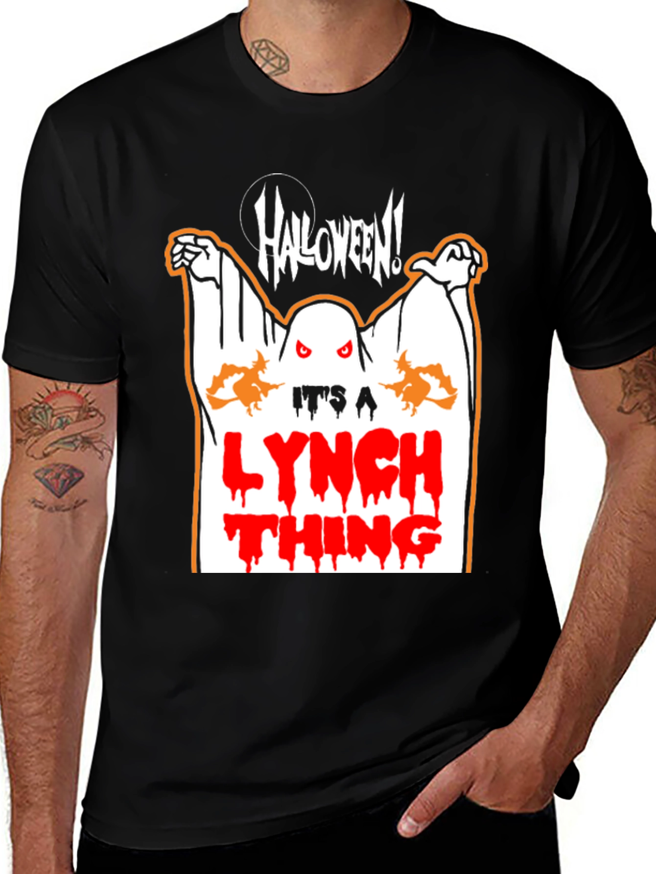 Halloween Lynch Thing Graphic T-Shirt