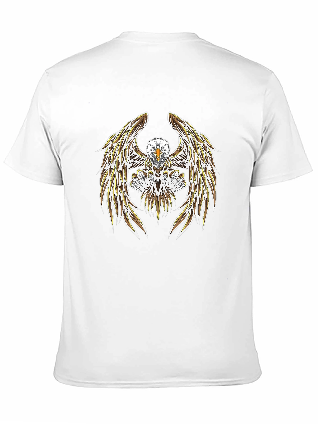 Bold Eagle Graphic Tee - Black Casual Shirt