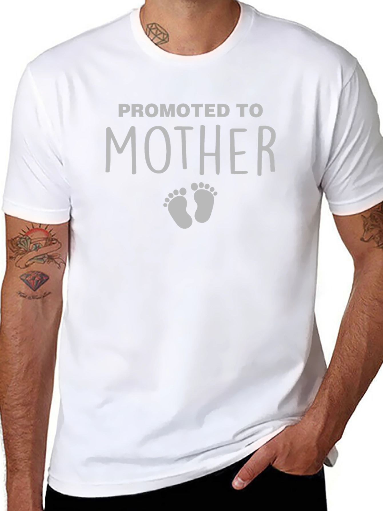 Promoted to Mother T-Shirt - Baby Announcement