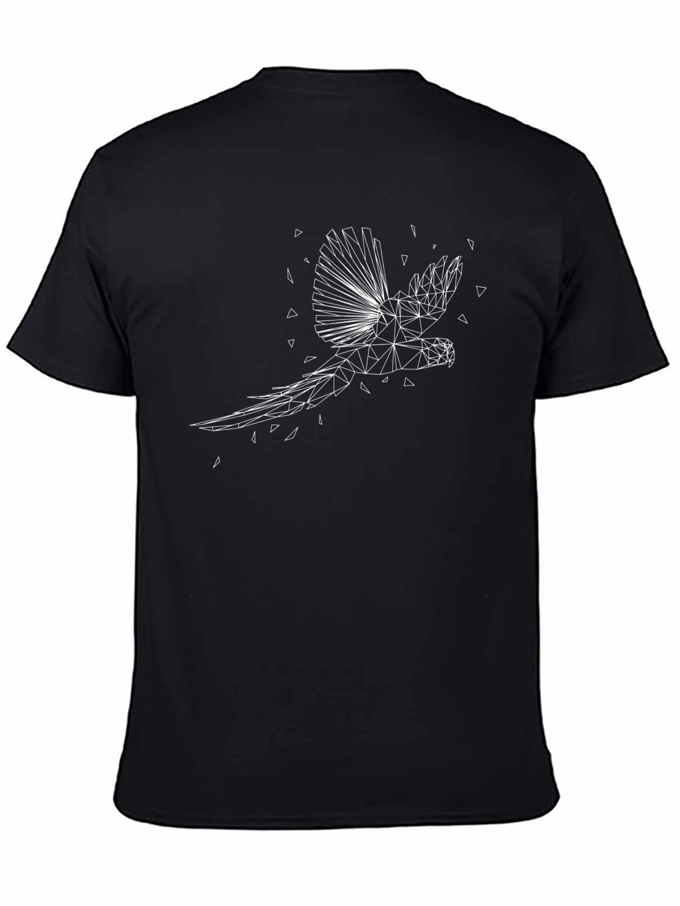 Geometric Parrot T-Shirt - Modern Graphic Tee