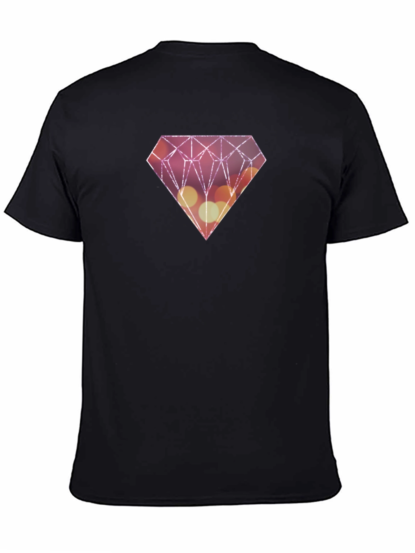 Diamond Graphic T-Shirt - Mens Black Tee