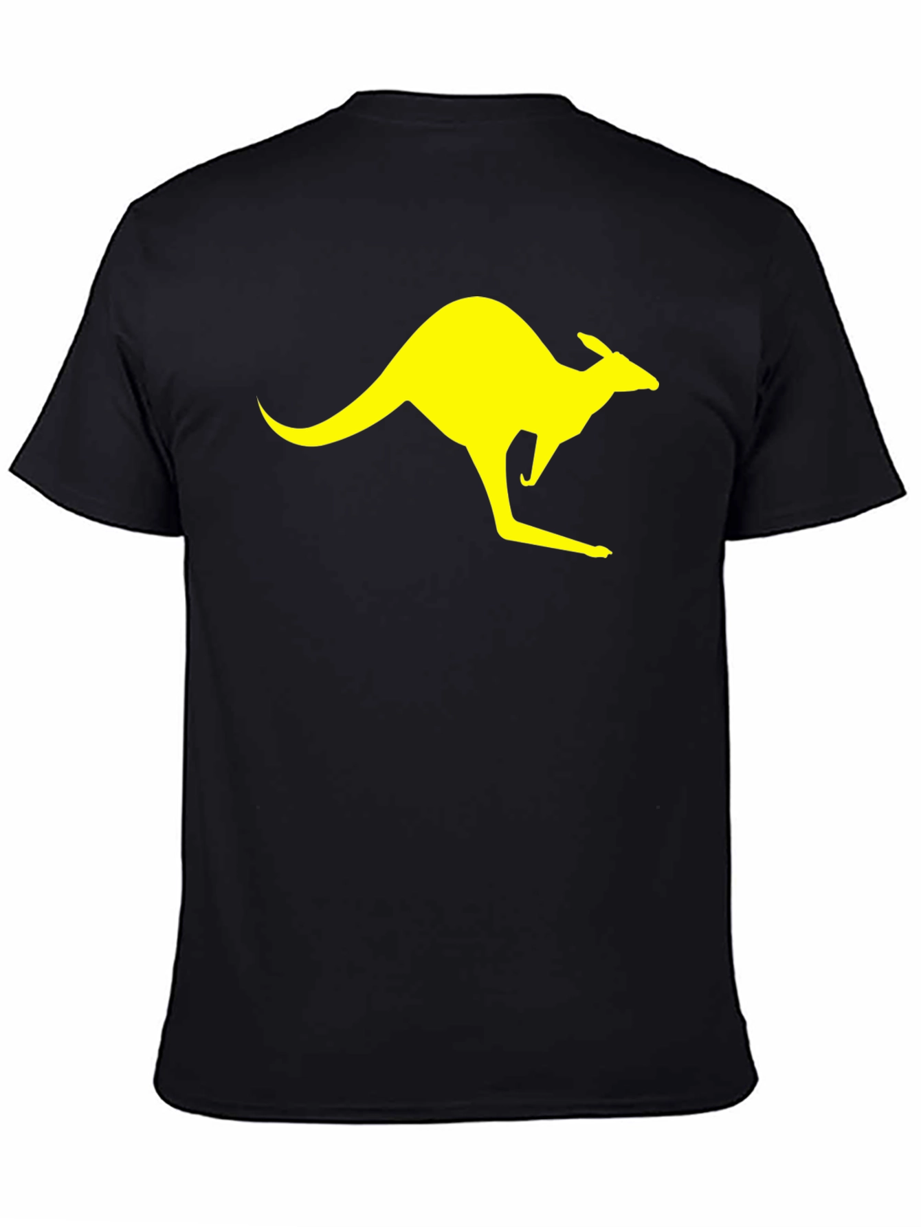Kangaroo Graphic Black T-Shirt