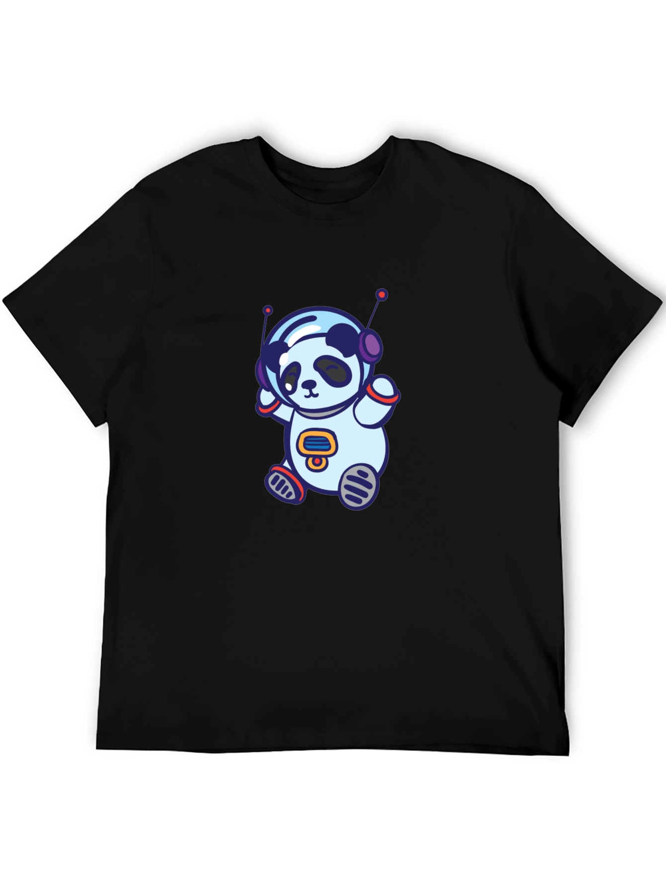 Astronaut Panda Graphic Tee - Soft Cotton Blend