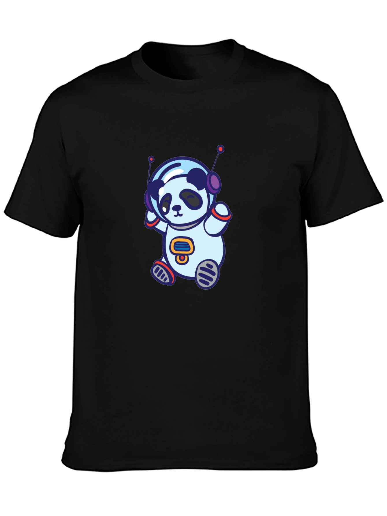 Astronaut Panda Graphic Tee - Soft Cotton Blend