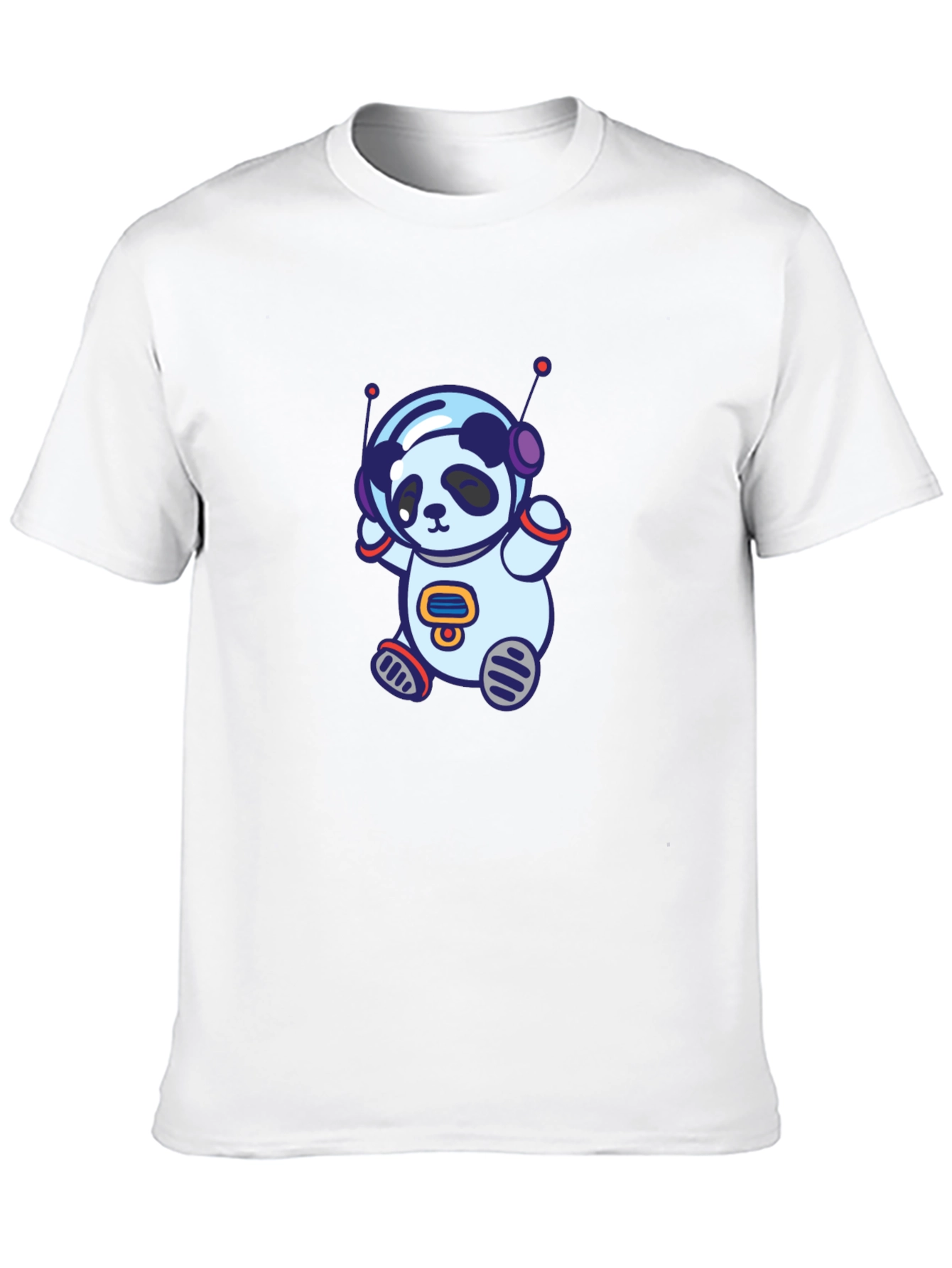 Astronaut Panda Graphic Tee - Soft Cotton Blend