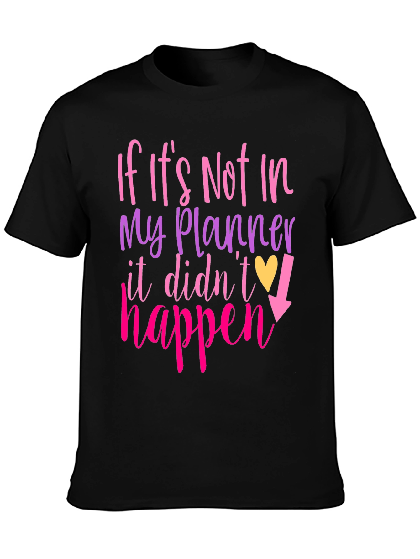 Planner Obsessed Graphic T-Shirt