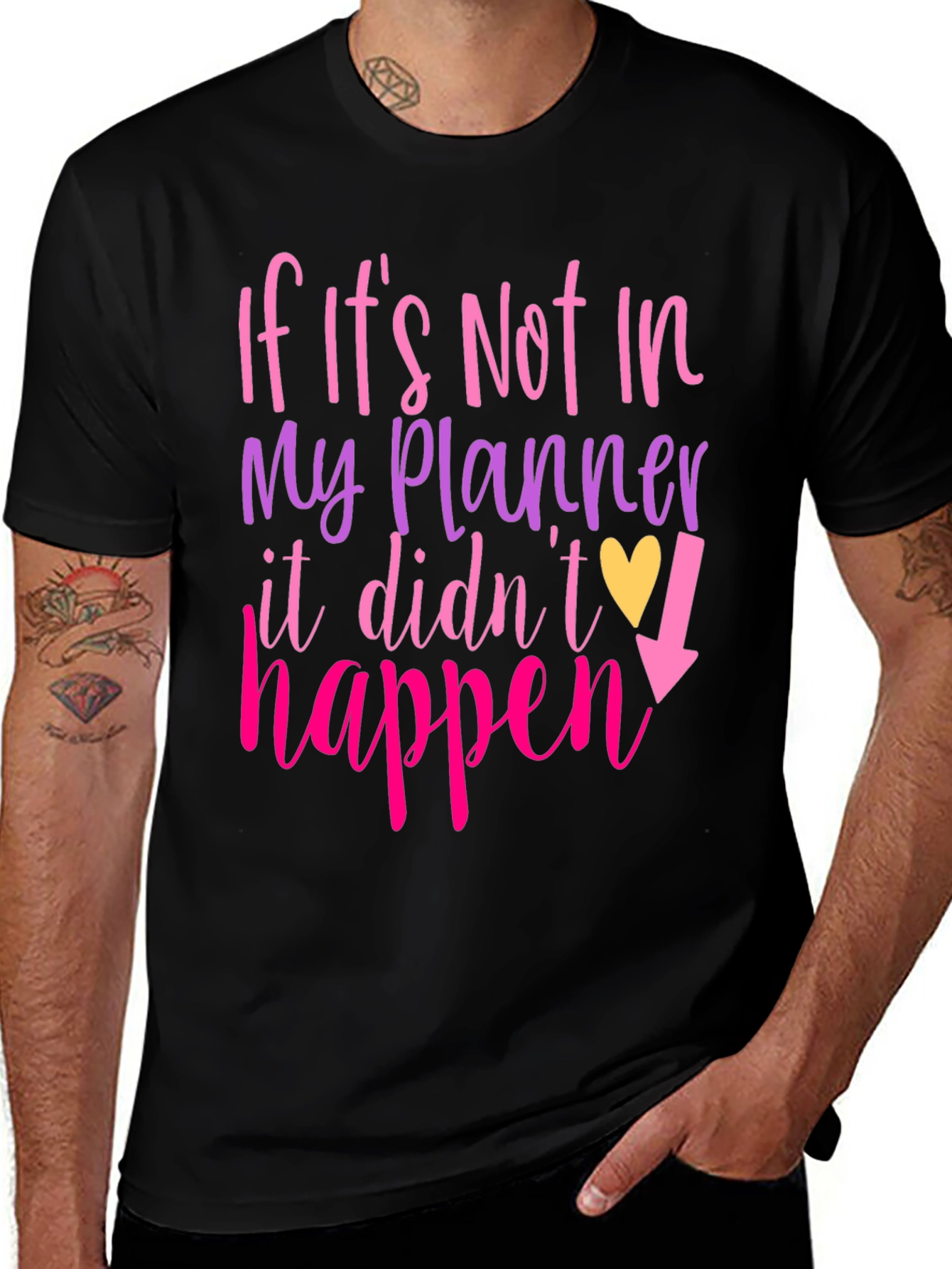 Planner Obsessed Graphic T-Shirt