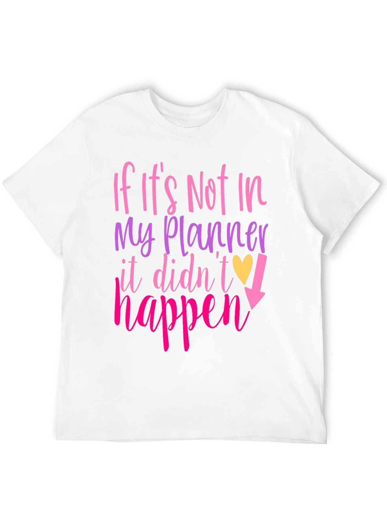 Planner Obsessed Graphic T-Shirt