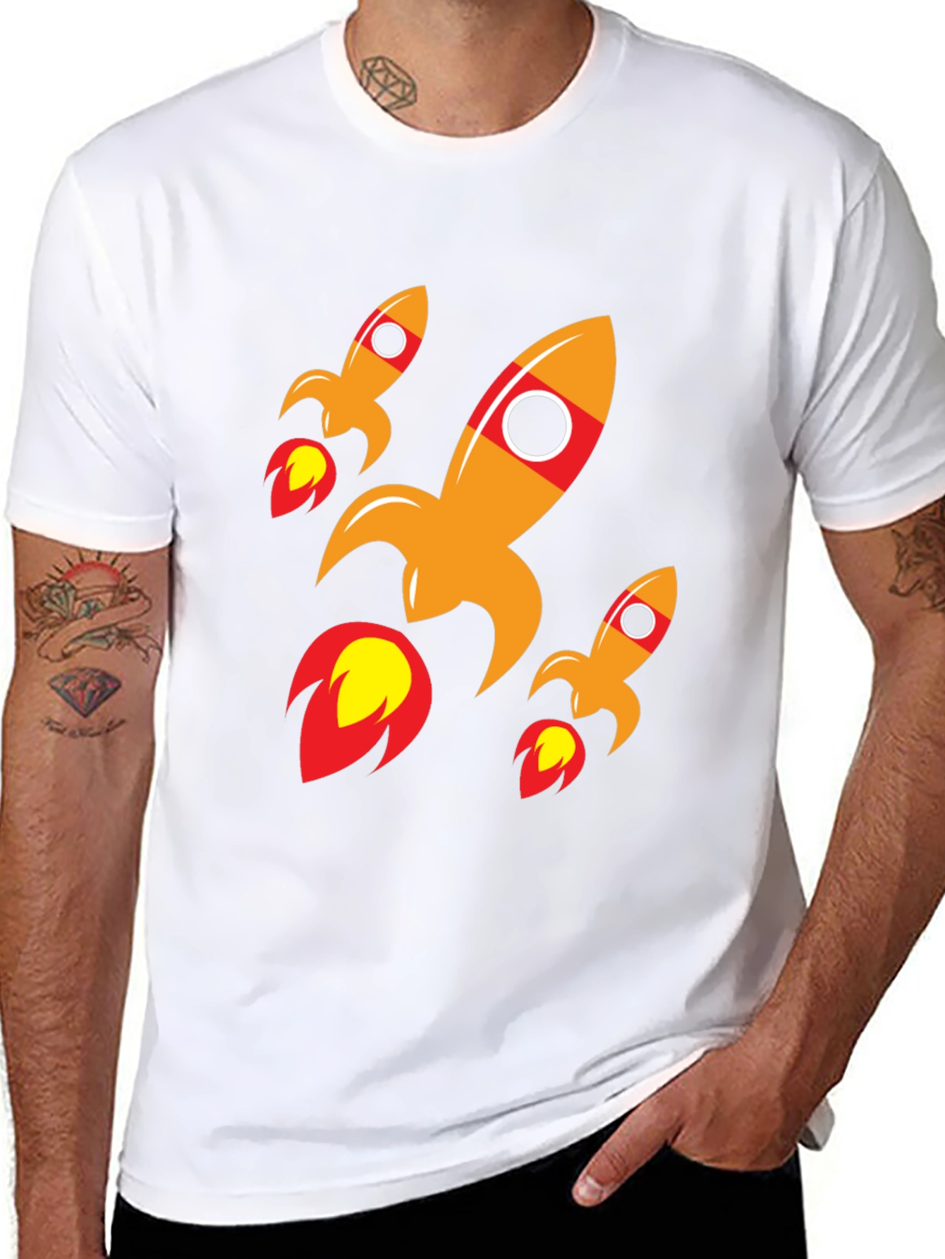 Rocket Launch T-Shirt - Blast Off in Style!