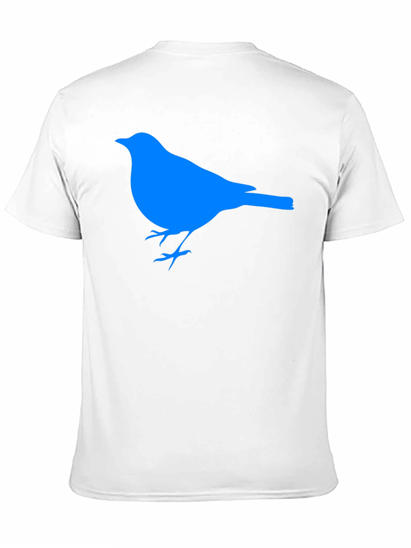 Blue Bird Graphic Black T-Shirt