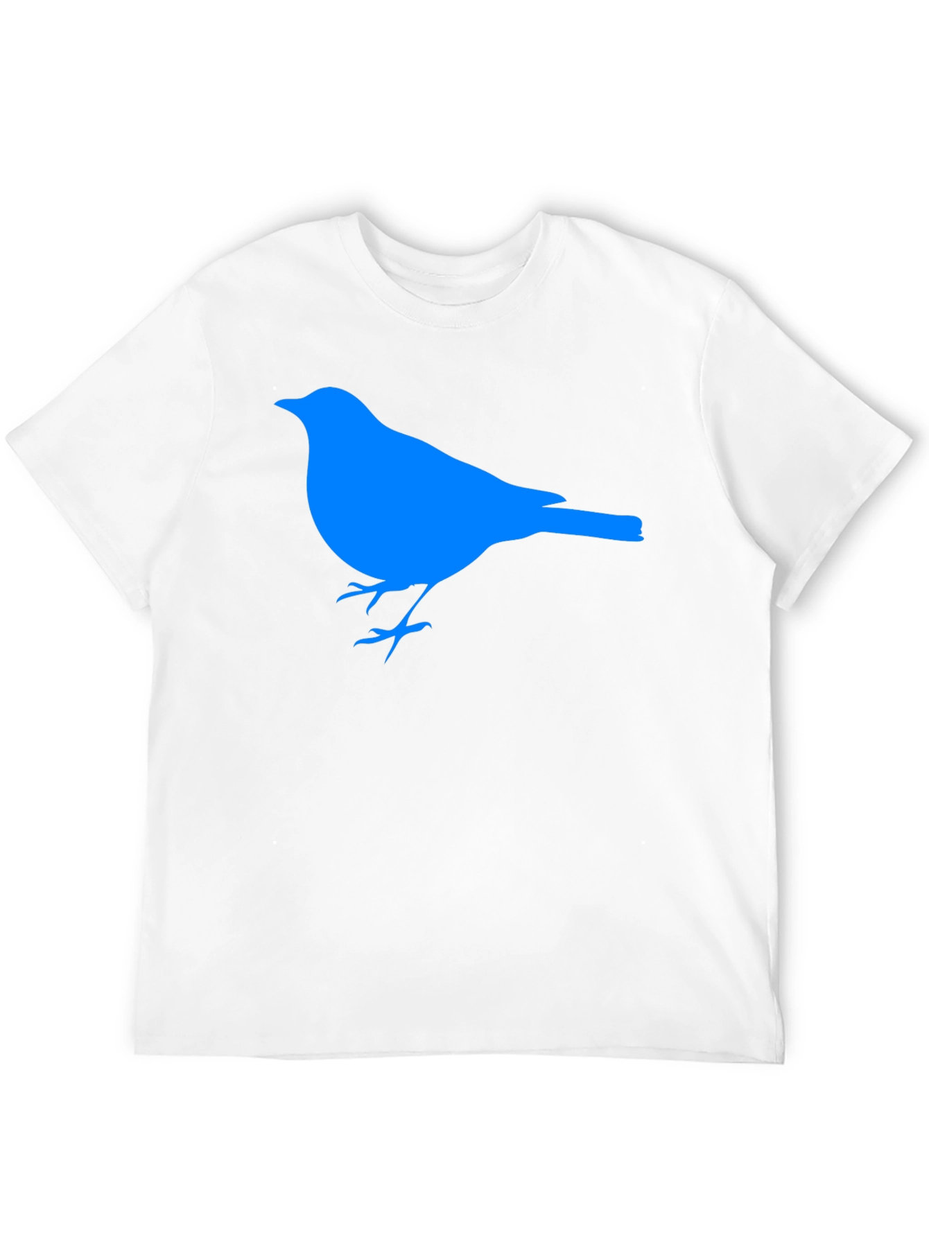Blue Bird Graphic Black T-Shirt