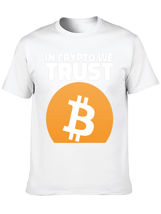 In Crypto We Trust T-Shirt - Bitcoin Design