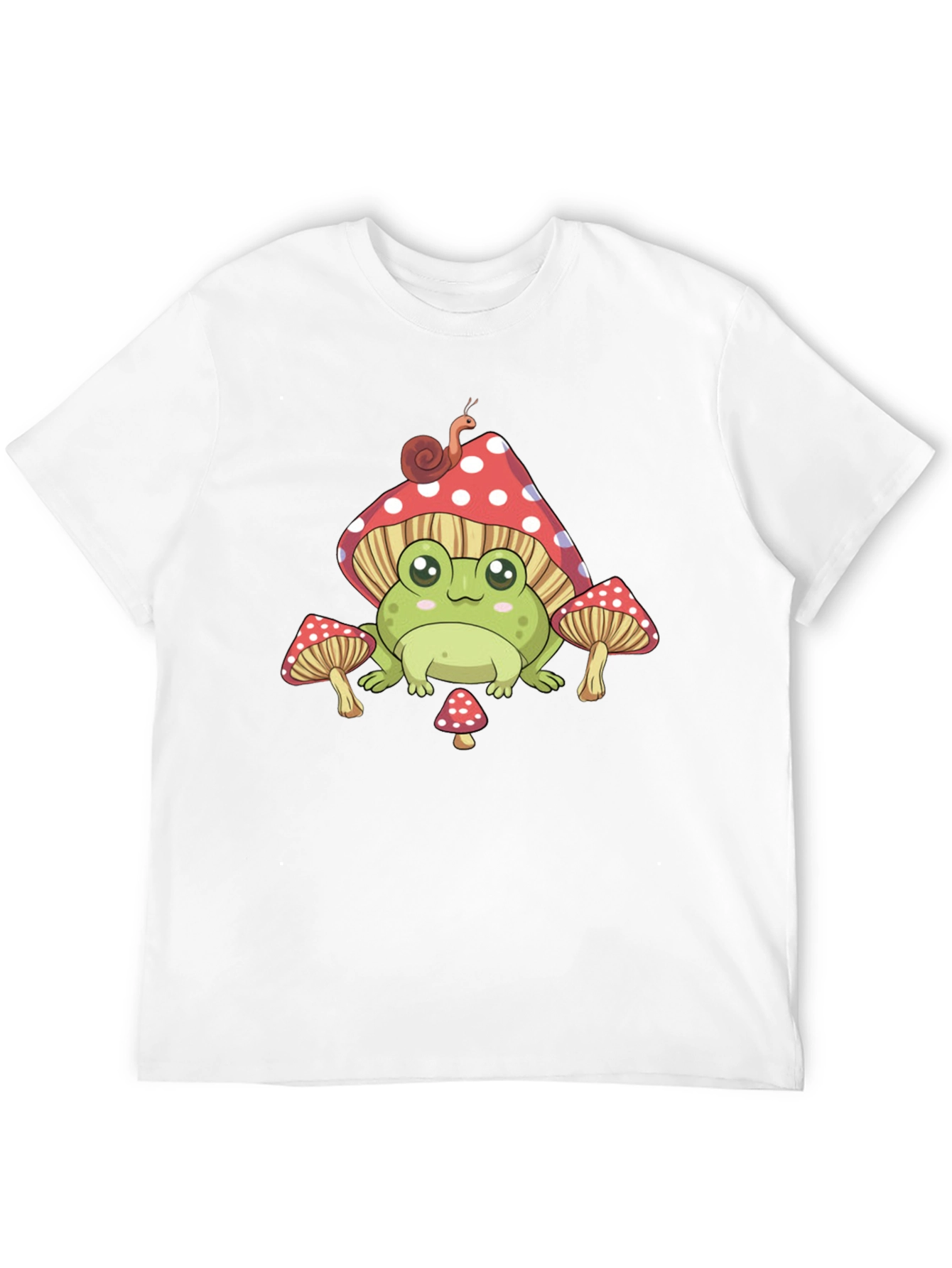 Cute Frog Mushroom T-Shirt - Fun Graphic Tee