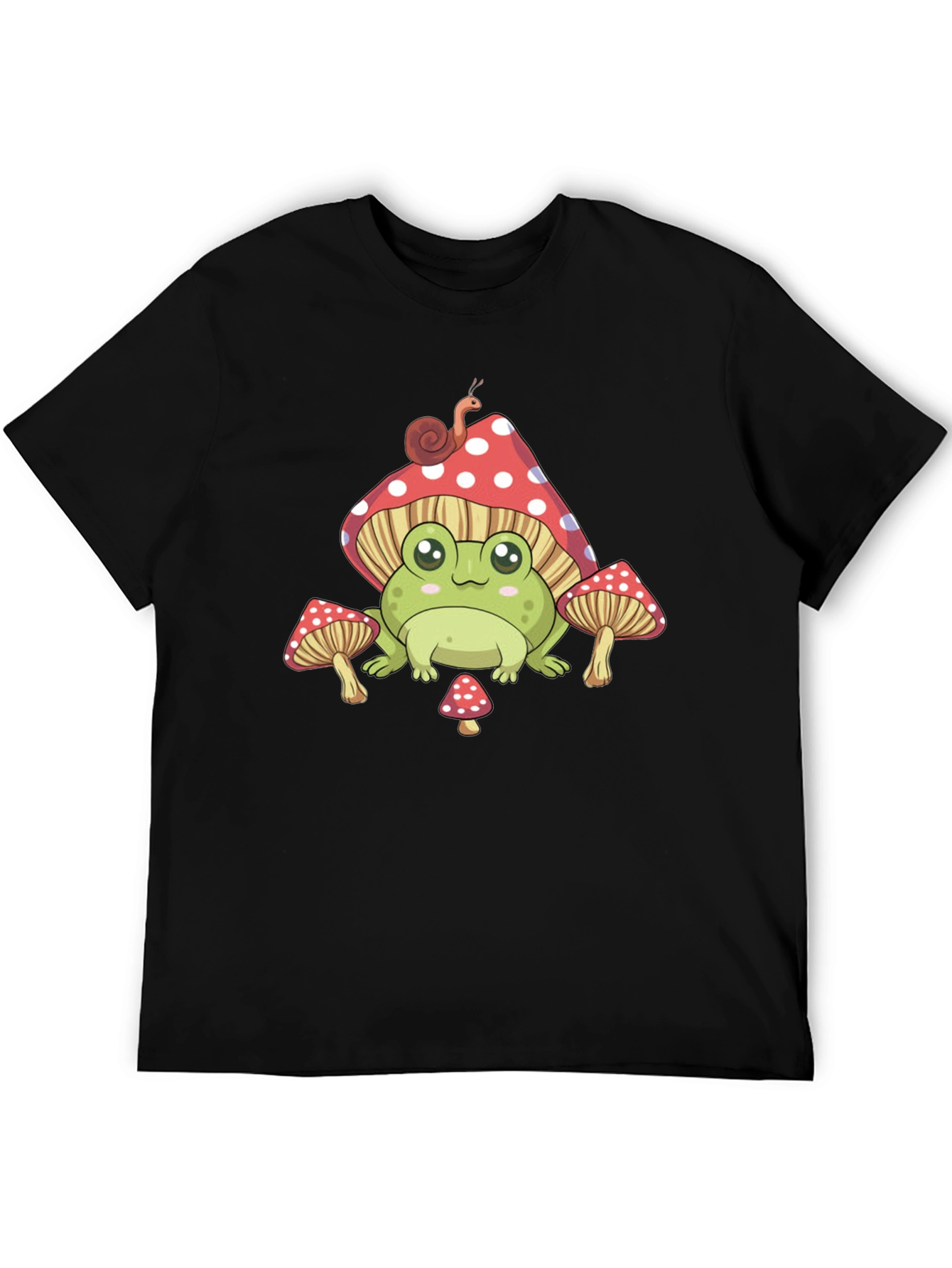 Cute Frog Mushroom T-Shirt - Fun Graphic Tee