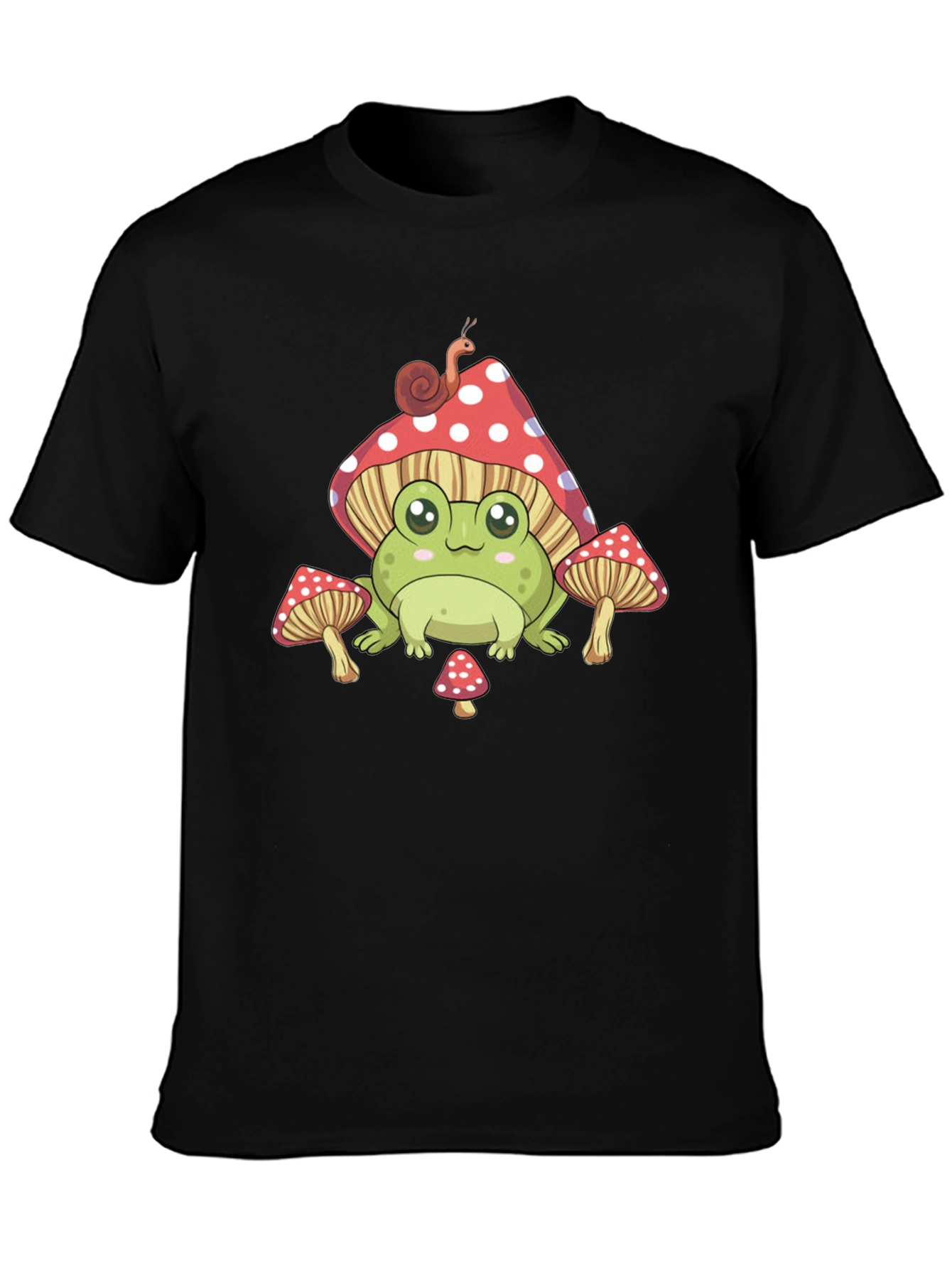 Cute Frog Mushroom T-Shirt - Fun Graphic Tee