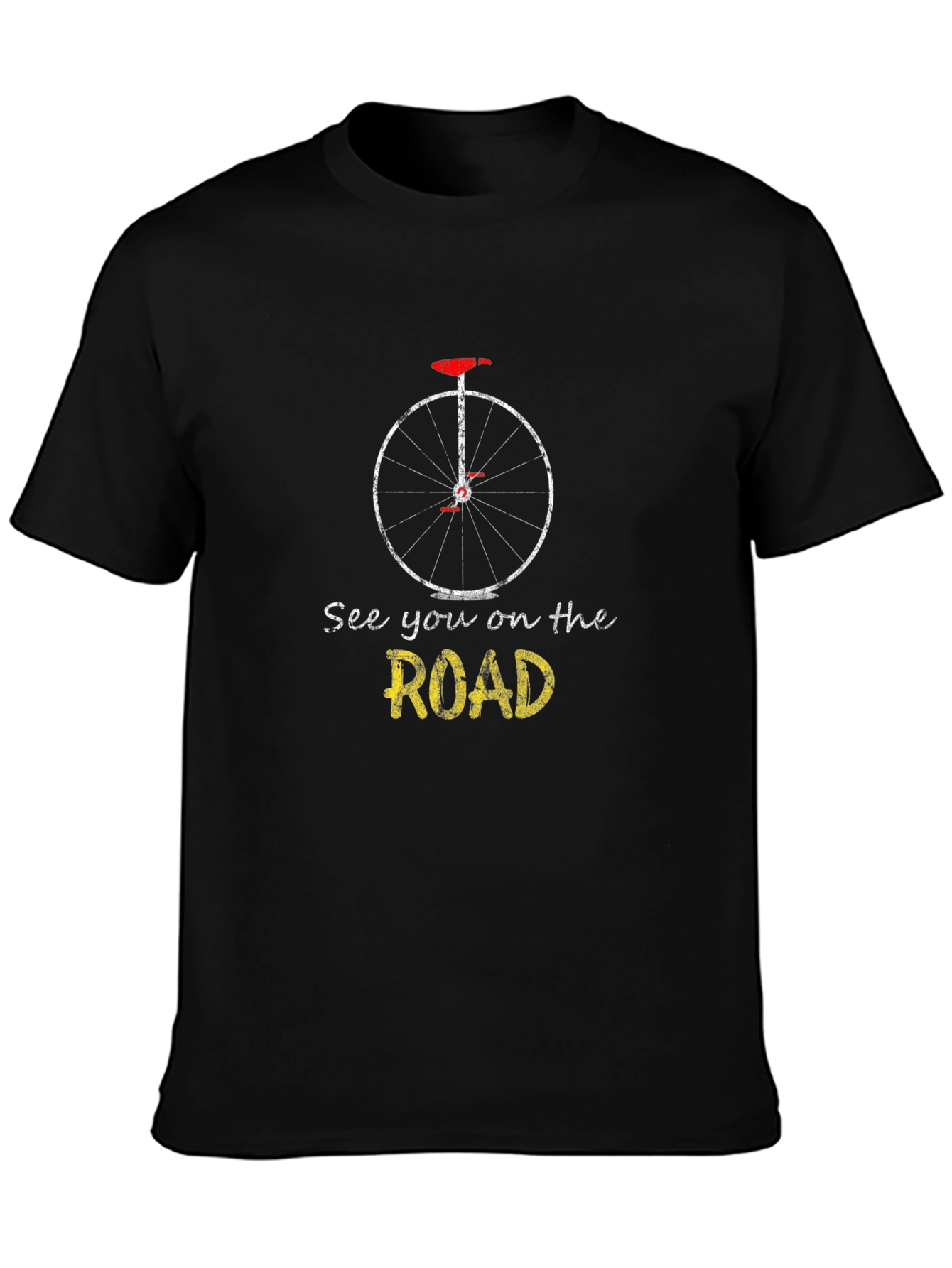 See You On the Road Graphic T-Shirt - Black