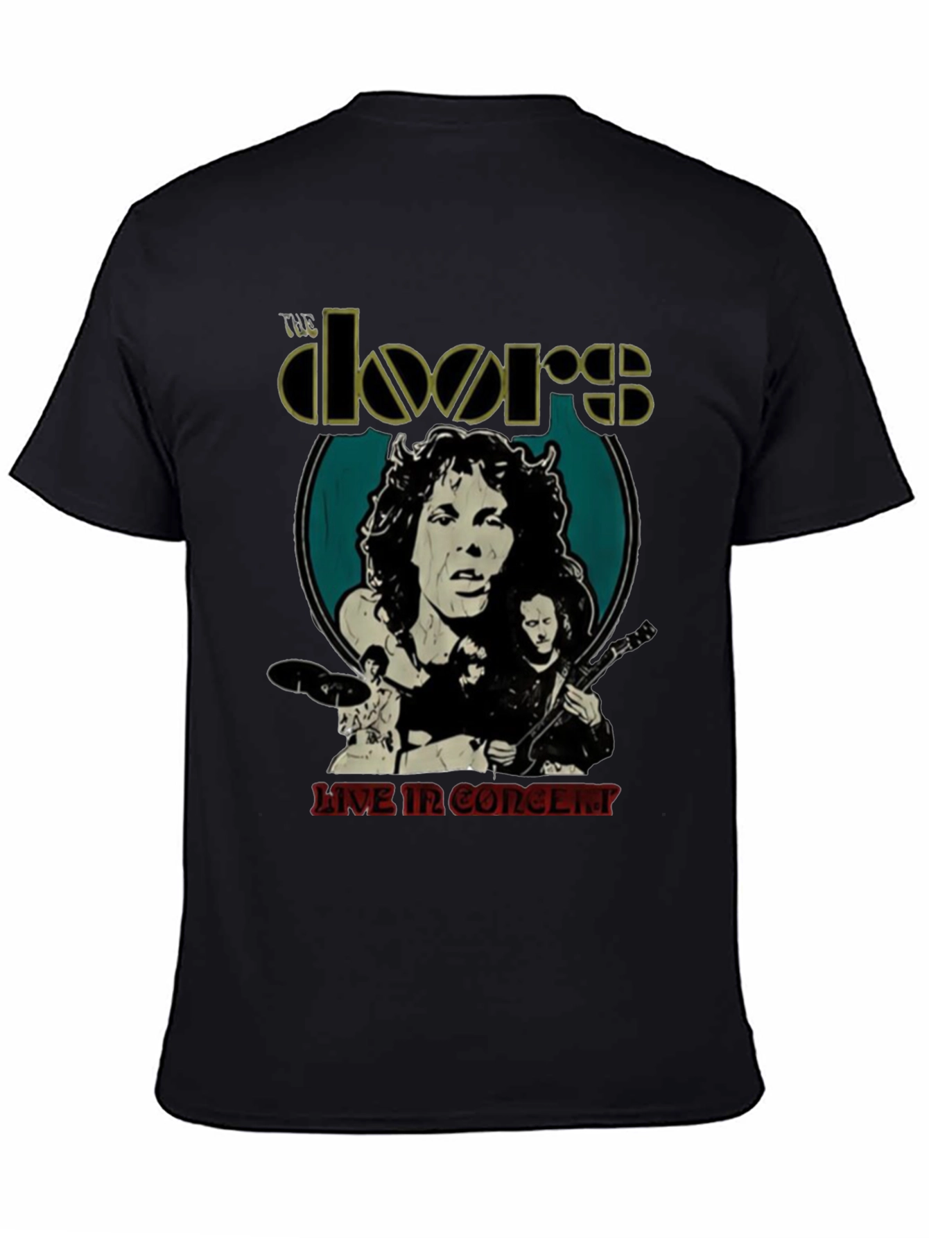 The Doors Live in Concert Black T-Shirt