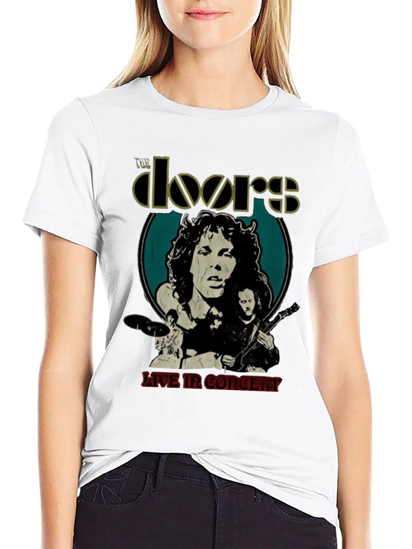 The Doors Live in Concert Black T-Shirt
