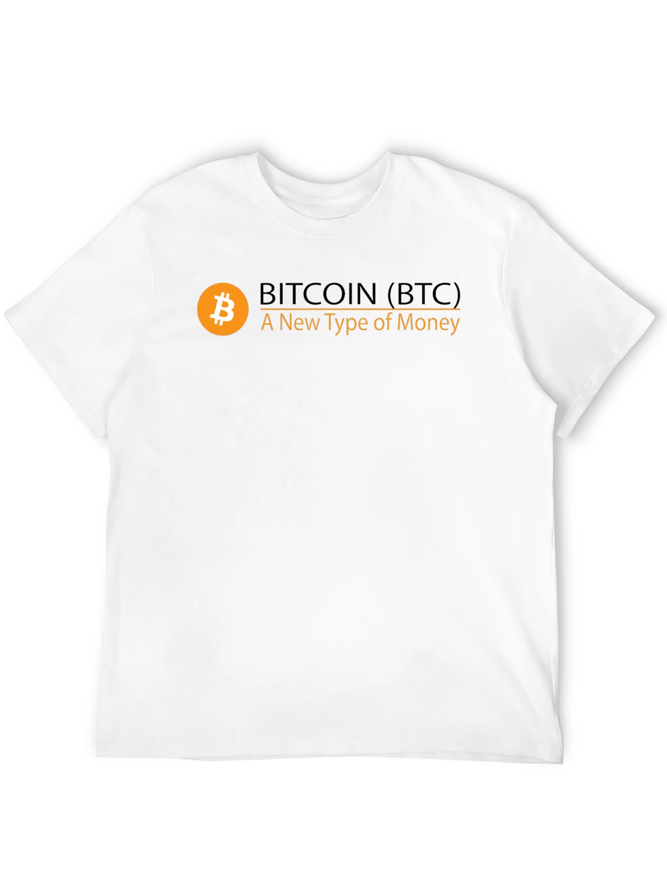 Bitcoin BTC Cryptocurrency Black T-Shirt