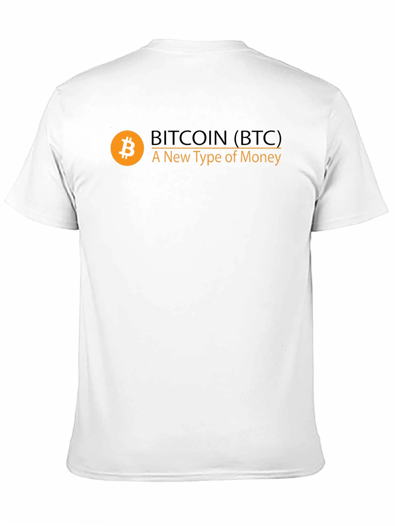 Bitcoin BTC Cryptocurrency Black T-Shirt
