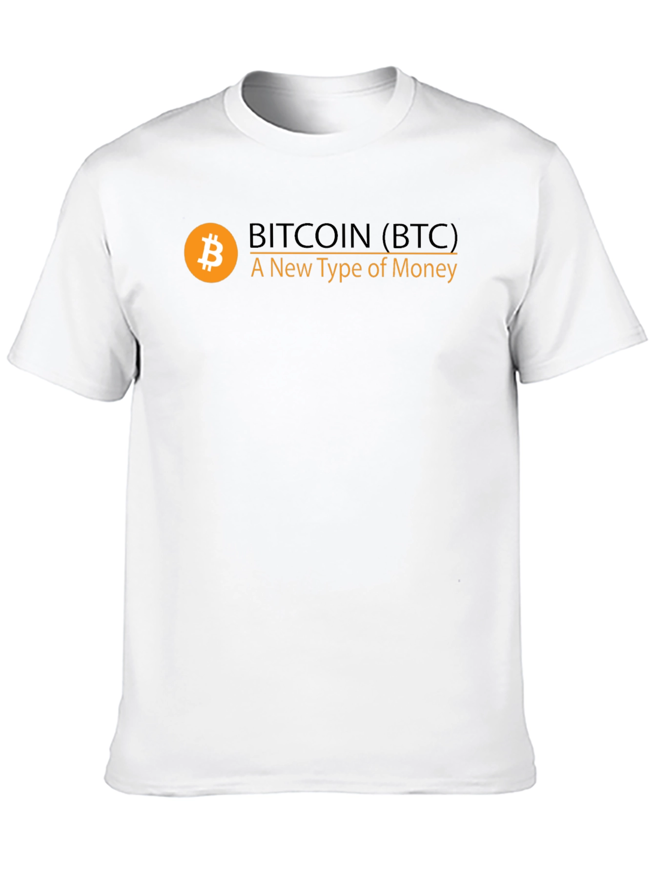 Bitcoin BTC Cryptocurrency Black T-Shirt