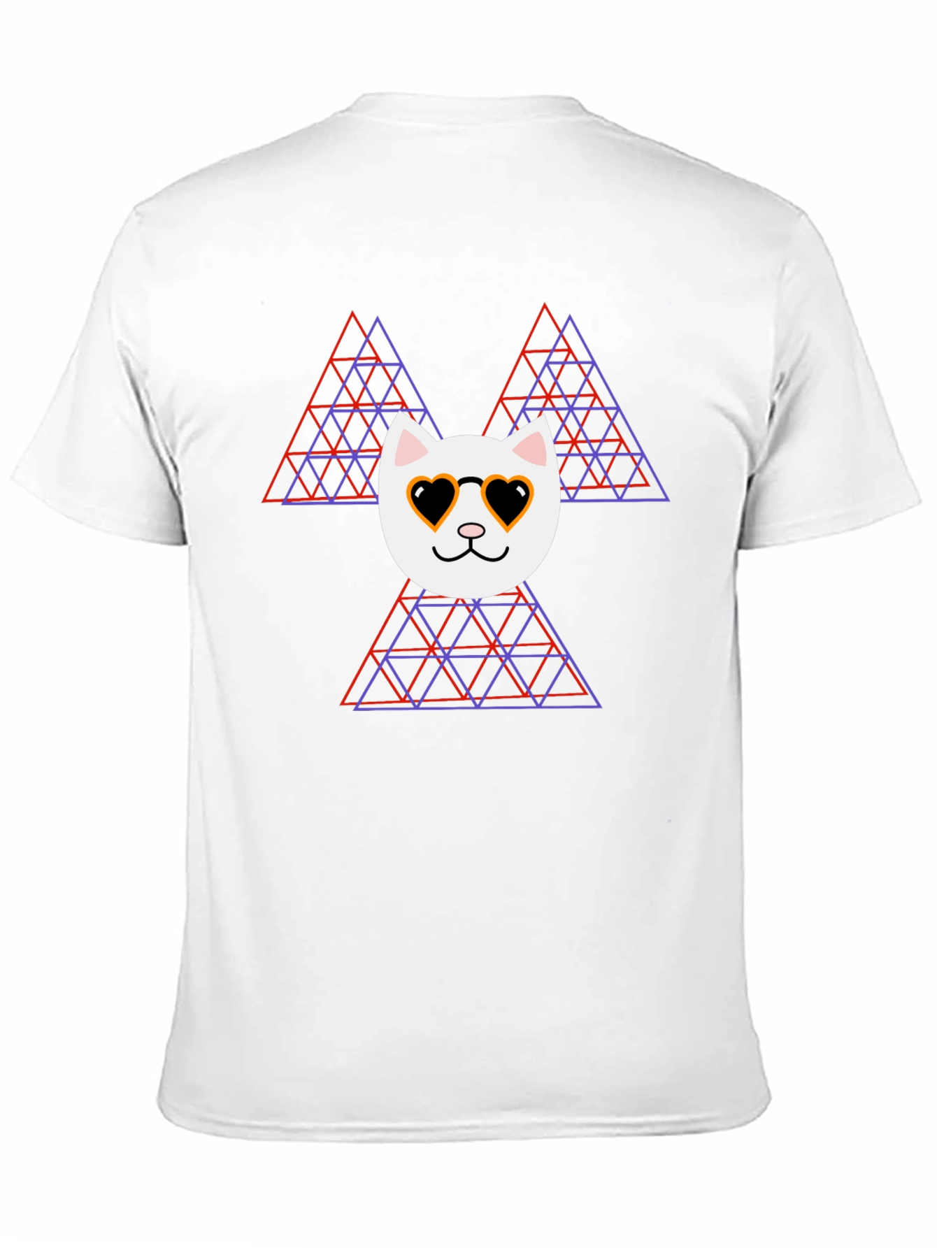 Cool Cat Geometric T-Shirt