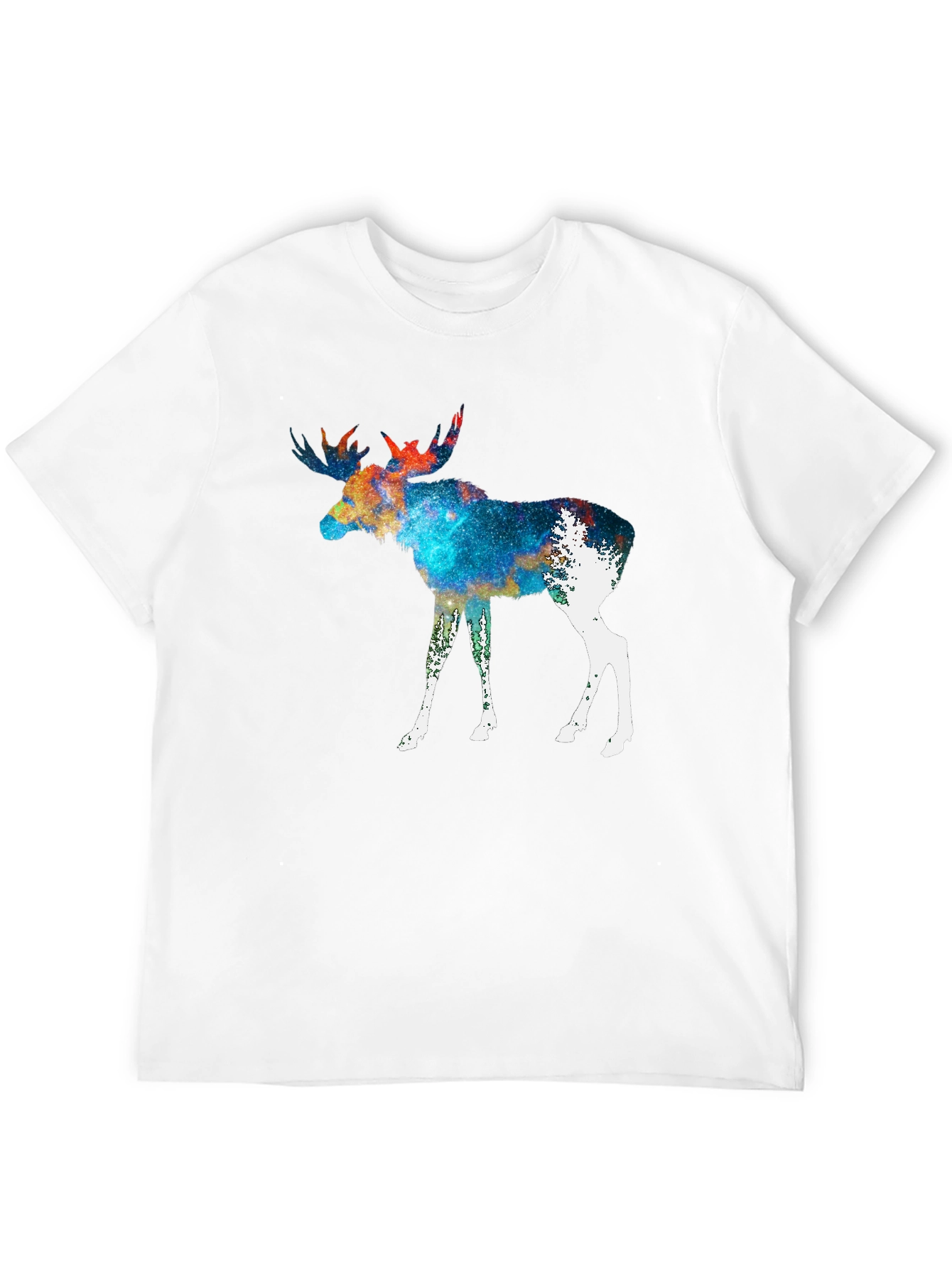 Cosmic Moose Graphic Tee - Unique Mens Shirt