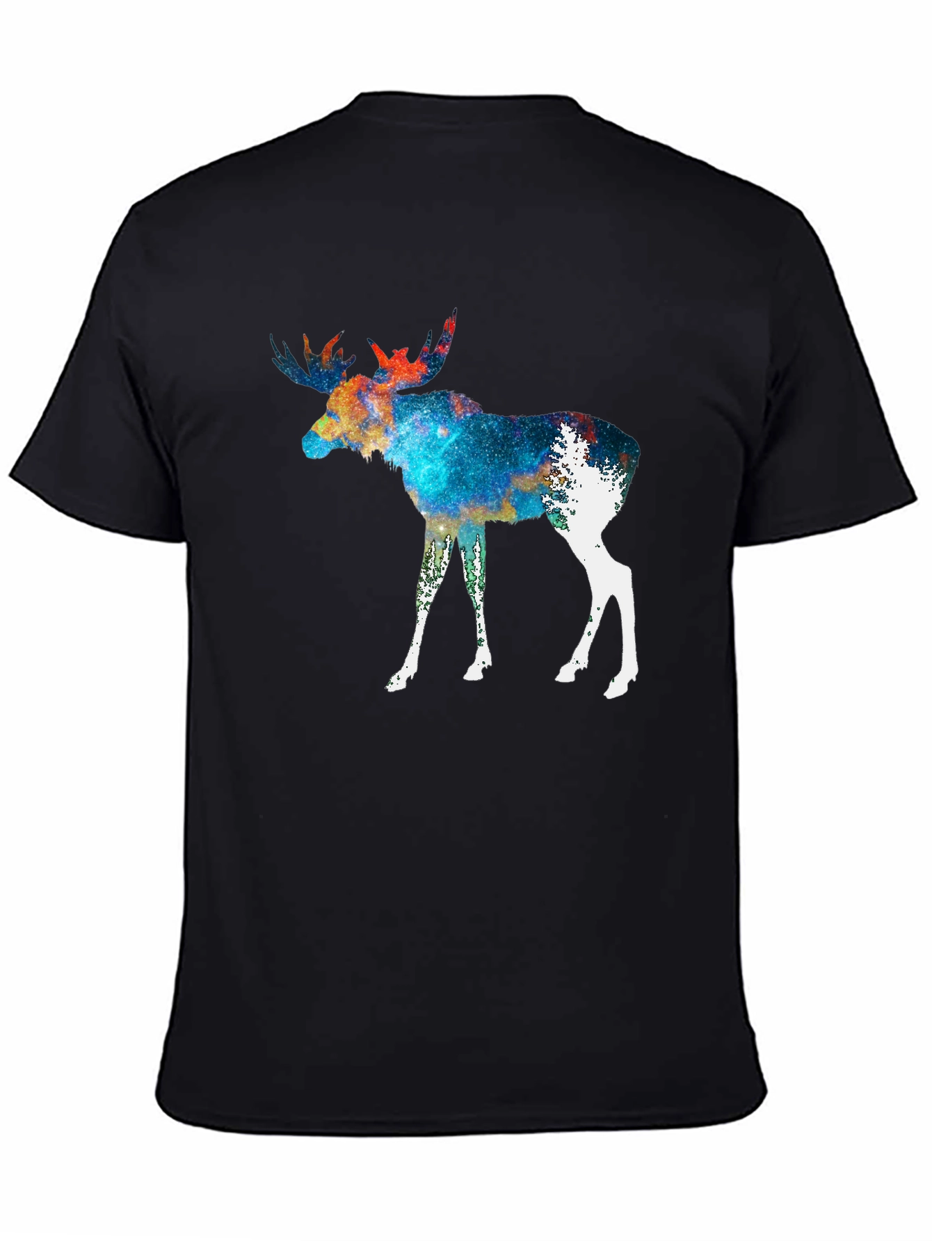 Cosmic Moose Graphic Tee - Unique Mens Shirt