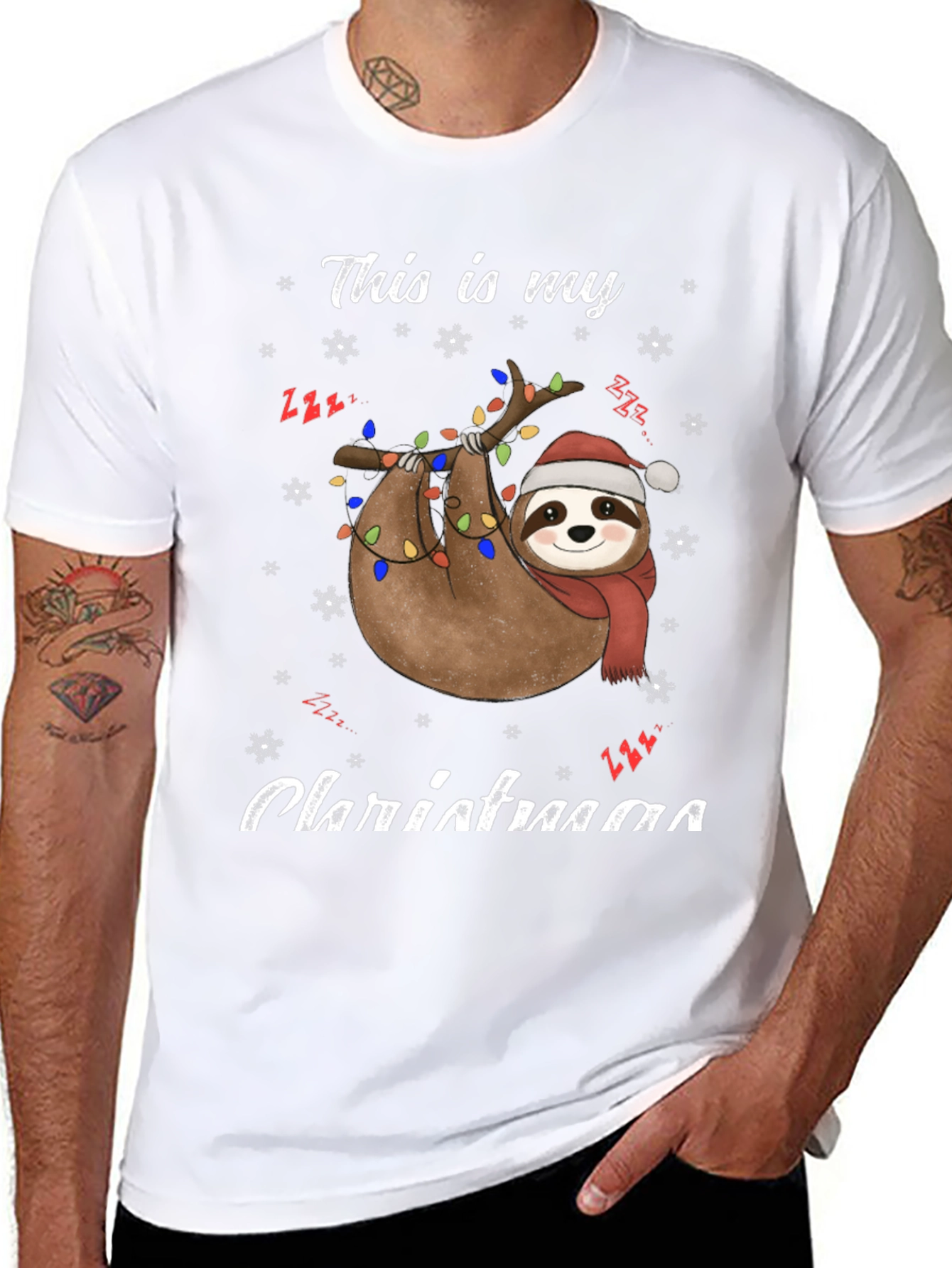 Christmas Sloth T-Shirt