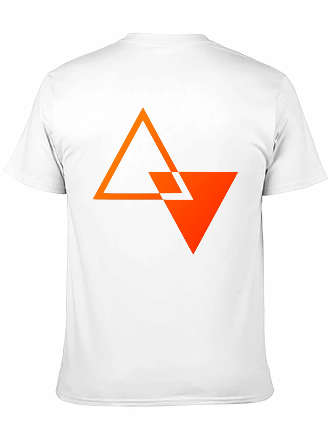 Modern Graphic Tee: Abstract Triangle Design