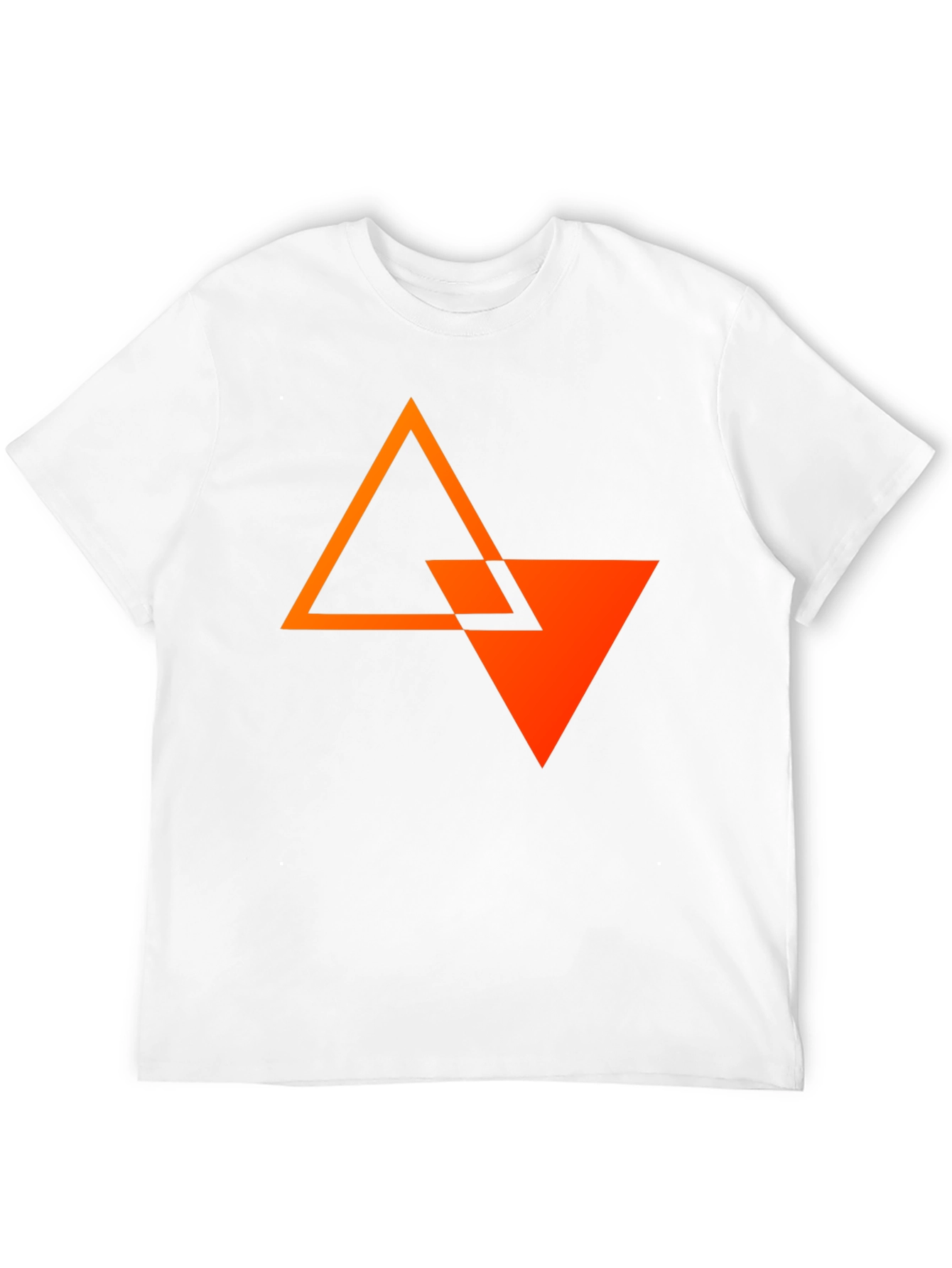 Modern Graphic Tee: Abstract Triangle Design