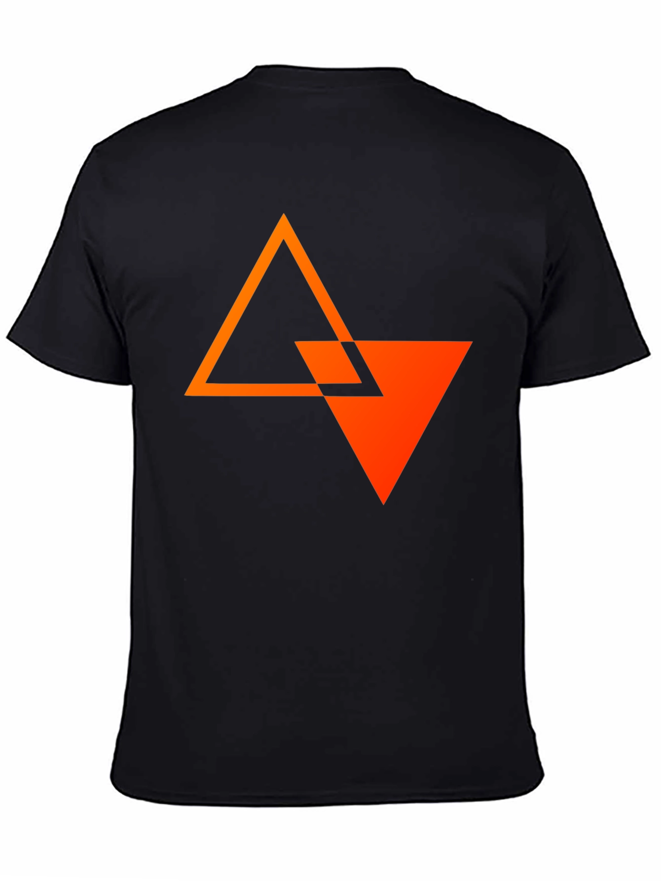 Modern Graphic Tee: Abstract Triangle Design