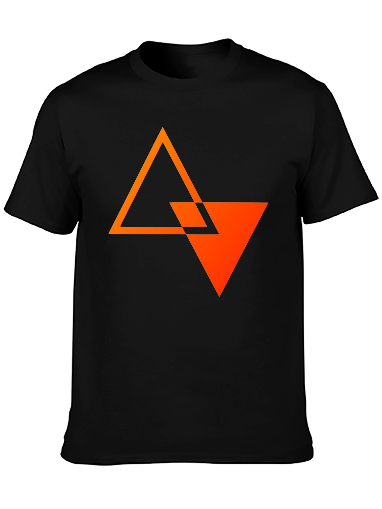Modern Graphic Tee: Abstract Triangle Design