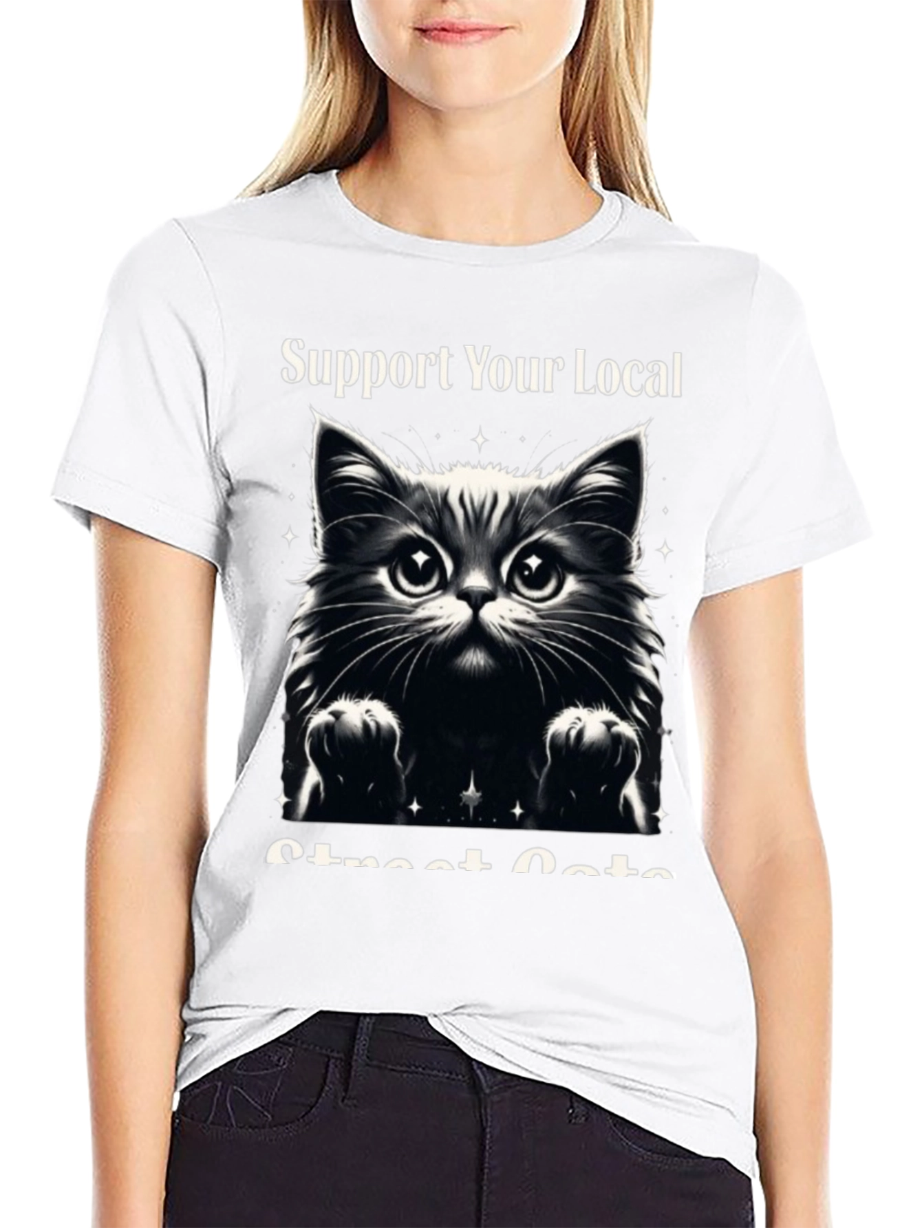 Support Your Local Street Cats Graphic Tee