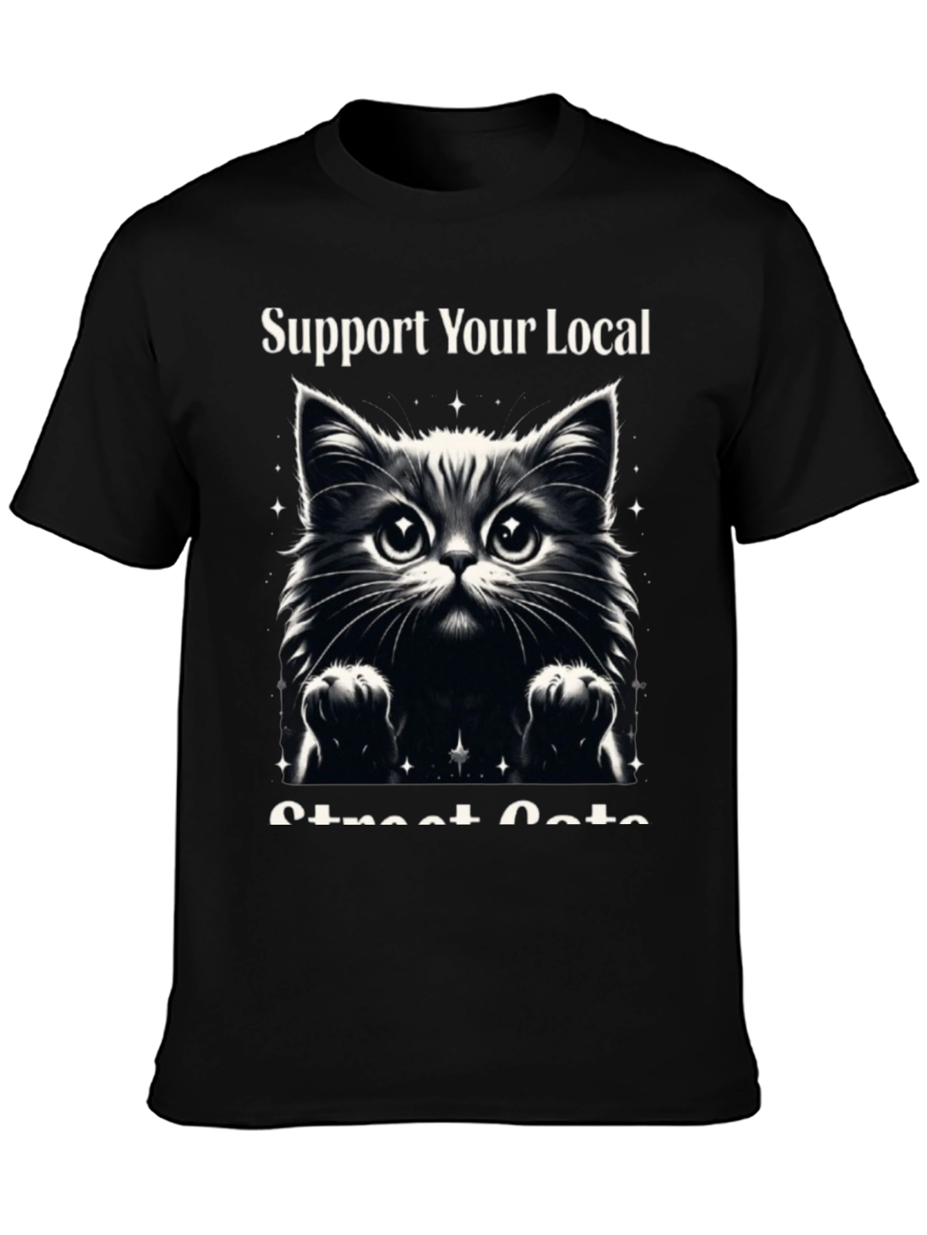 Support Your Local Street Cats Graphic Tee