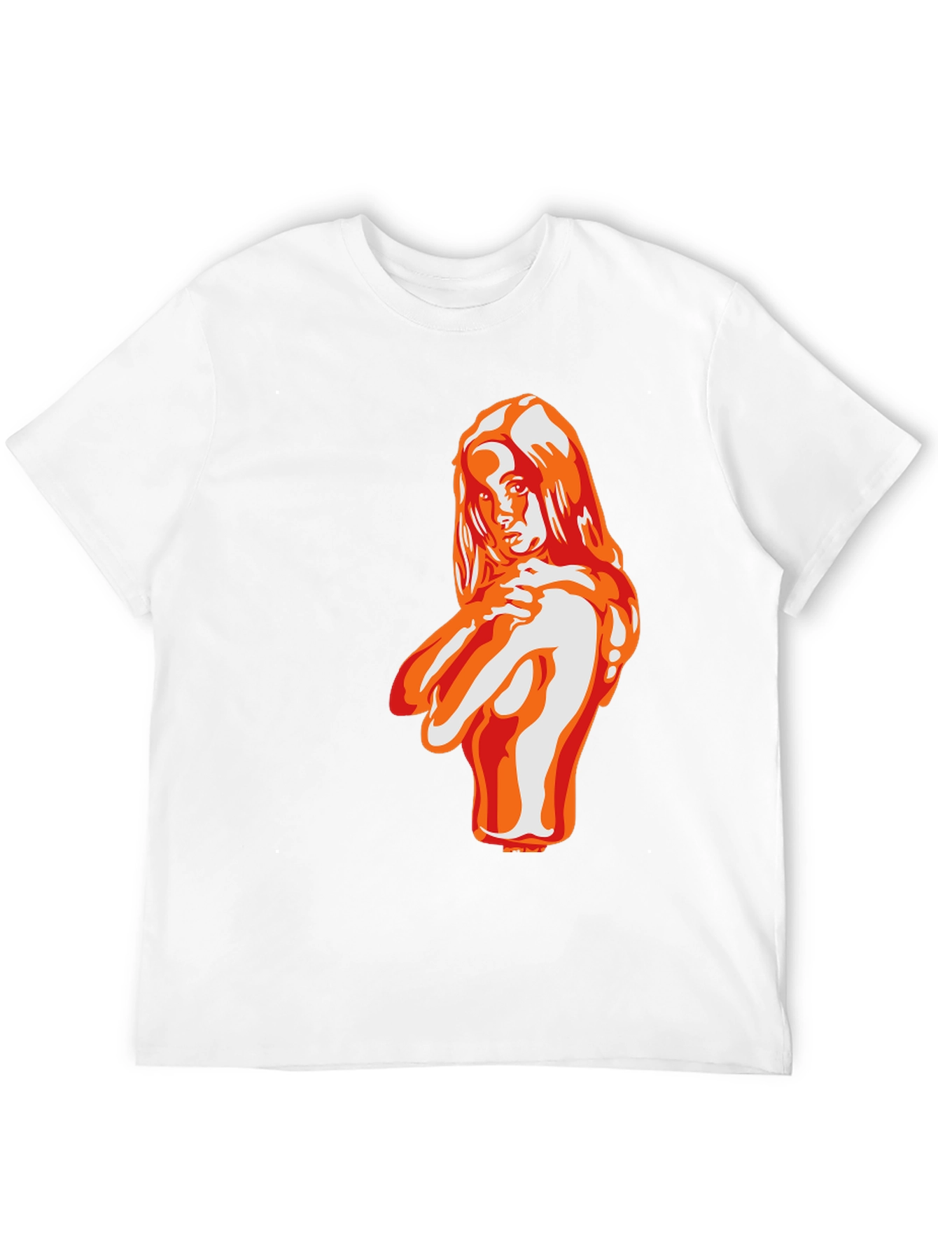 Bold Graphic Tee - Seductive Woman Illustration