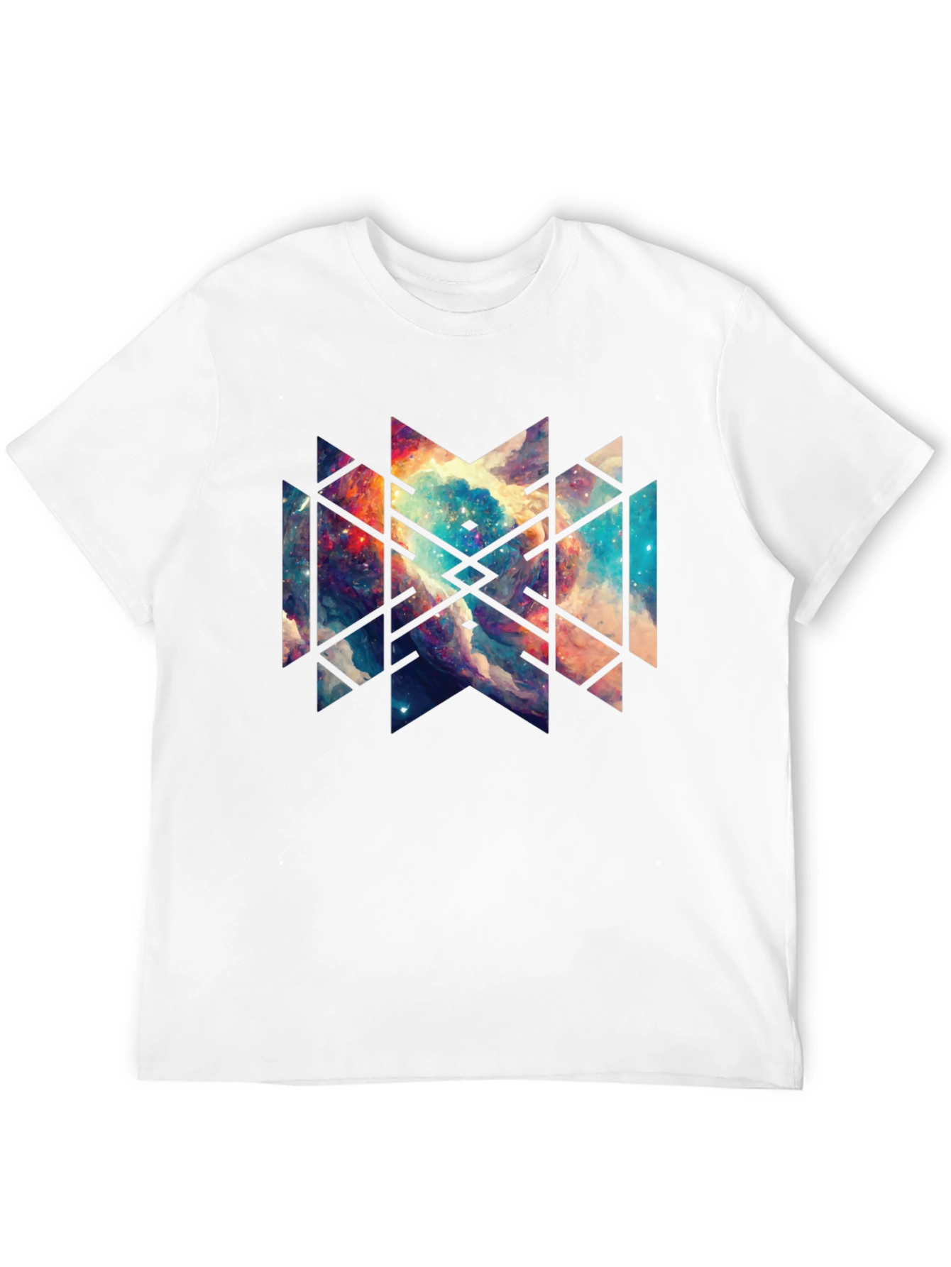 Cosmic Geometry Black T-Shirt