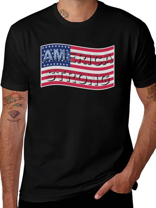 America Strong Patriotic T-Shirt
