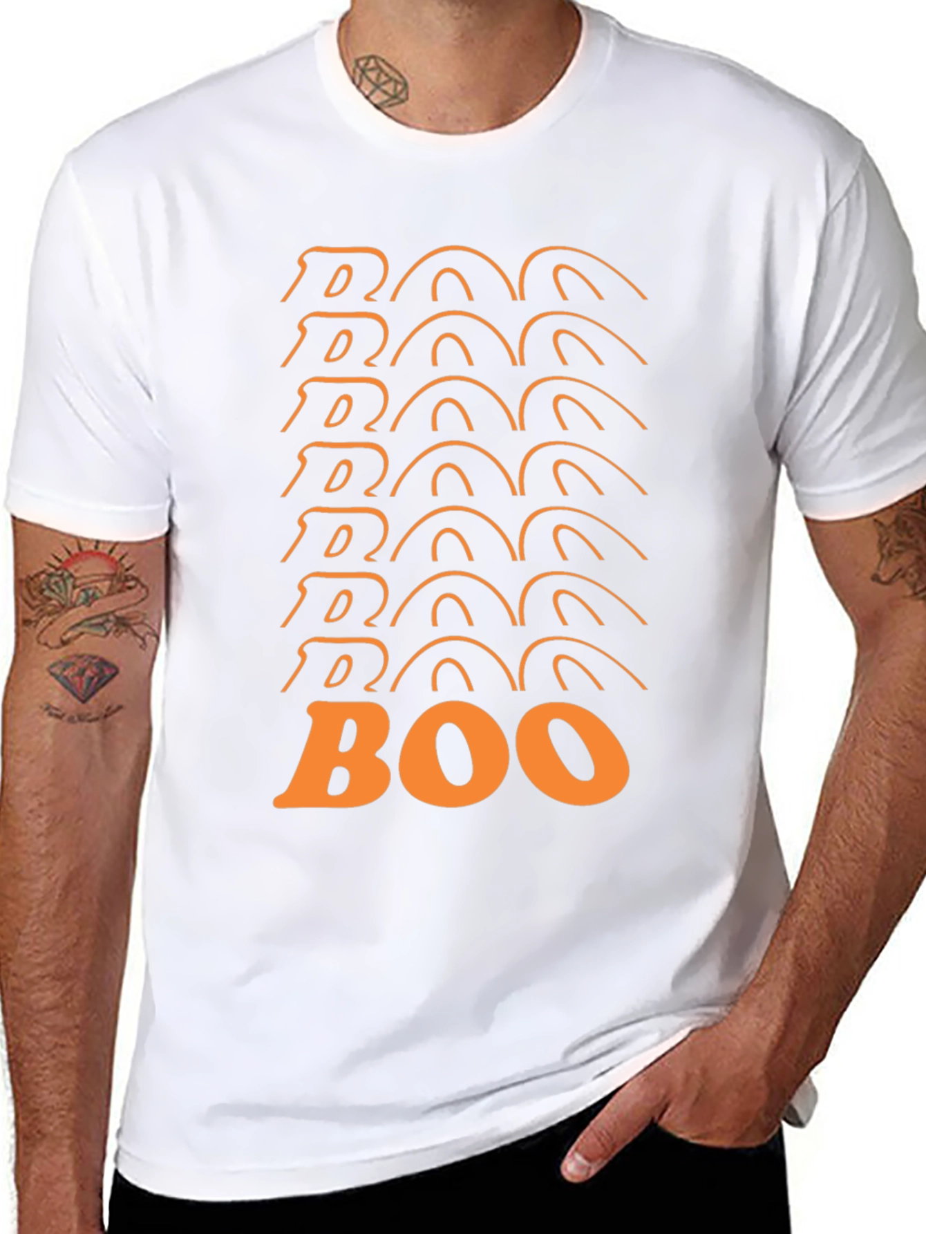 Boo Halloween Graphic T-Shirt