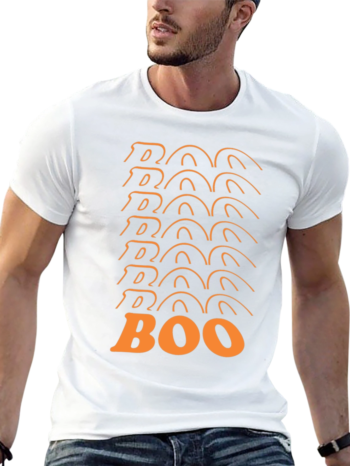 Boo Halloween Graphic T-Shirt