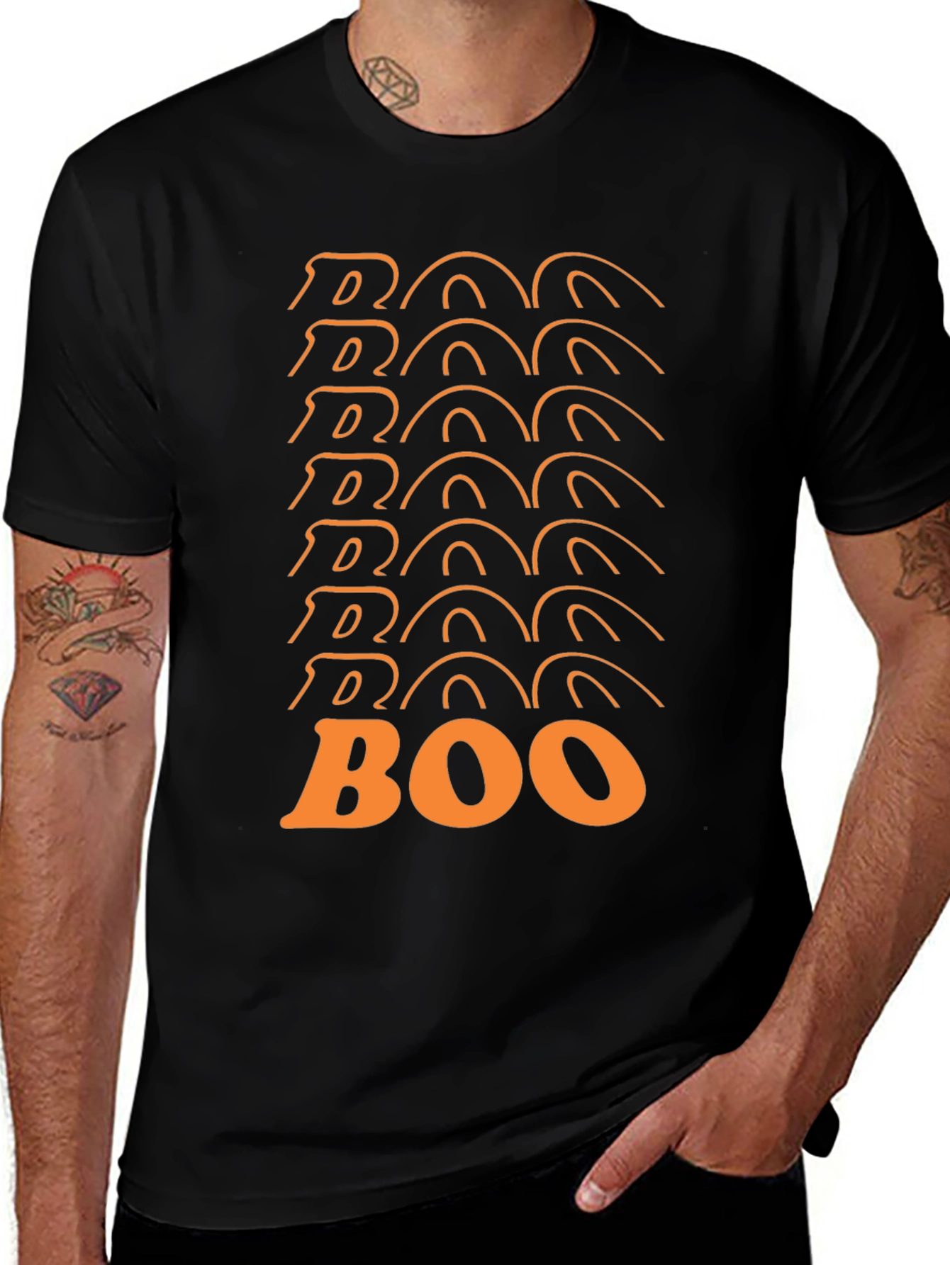 Boo Halloween Graphic T-Shirt