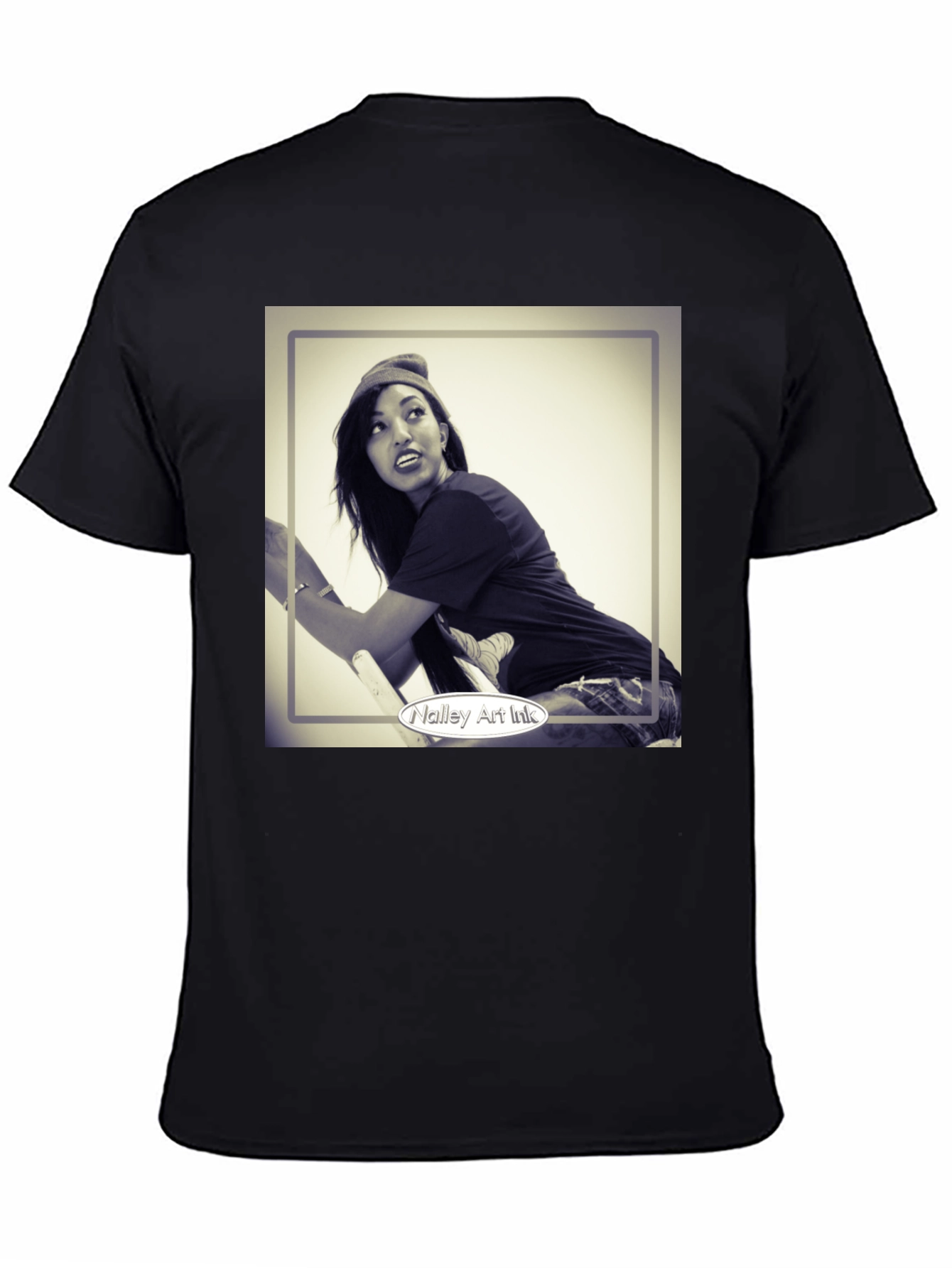 Black Graphic T-Shirt - Nalley Art Ink