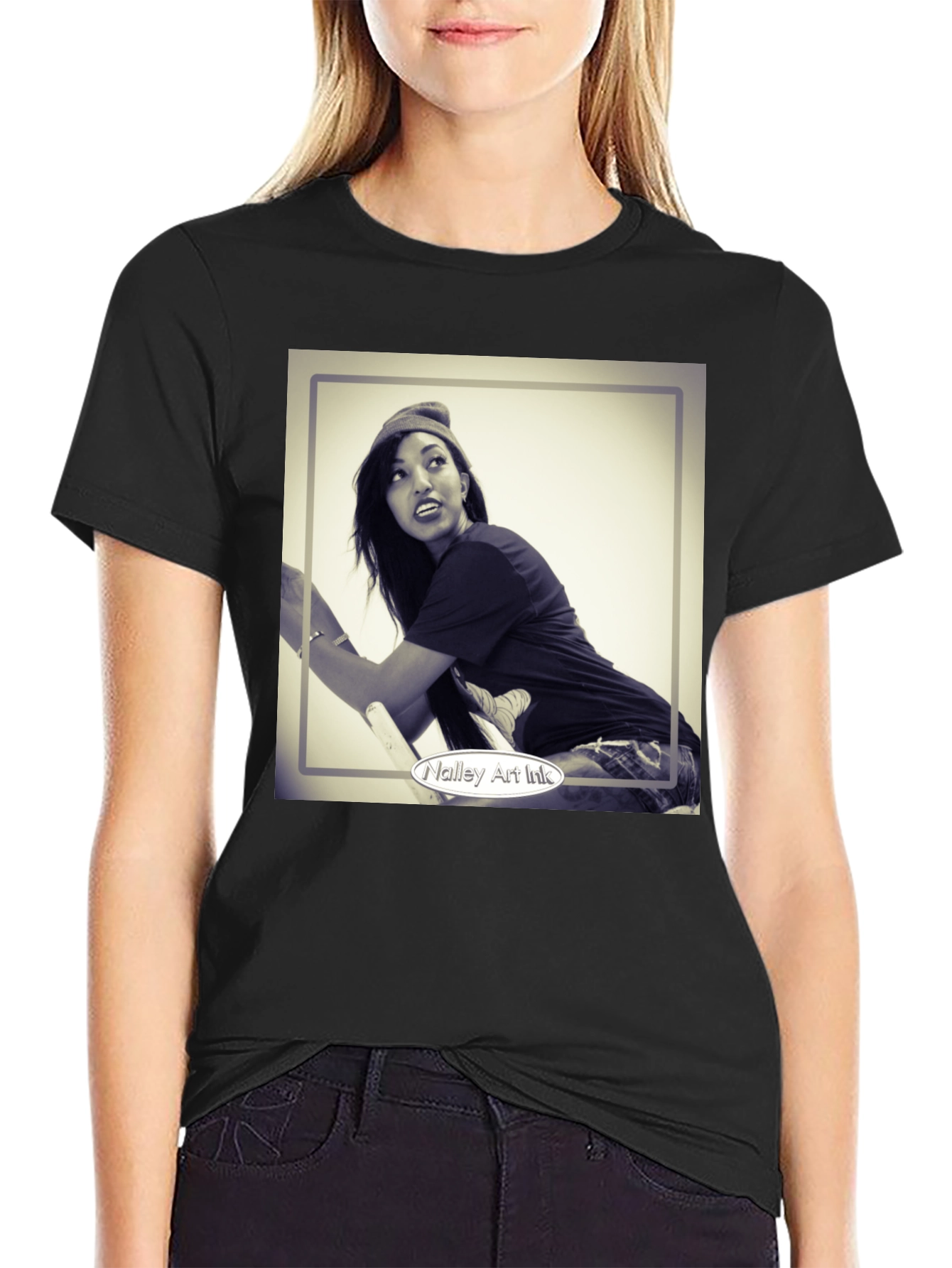 Black Graphic T-Shirt - Nalley Art Ink
